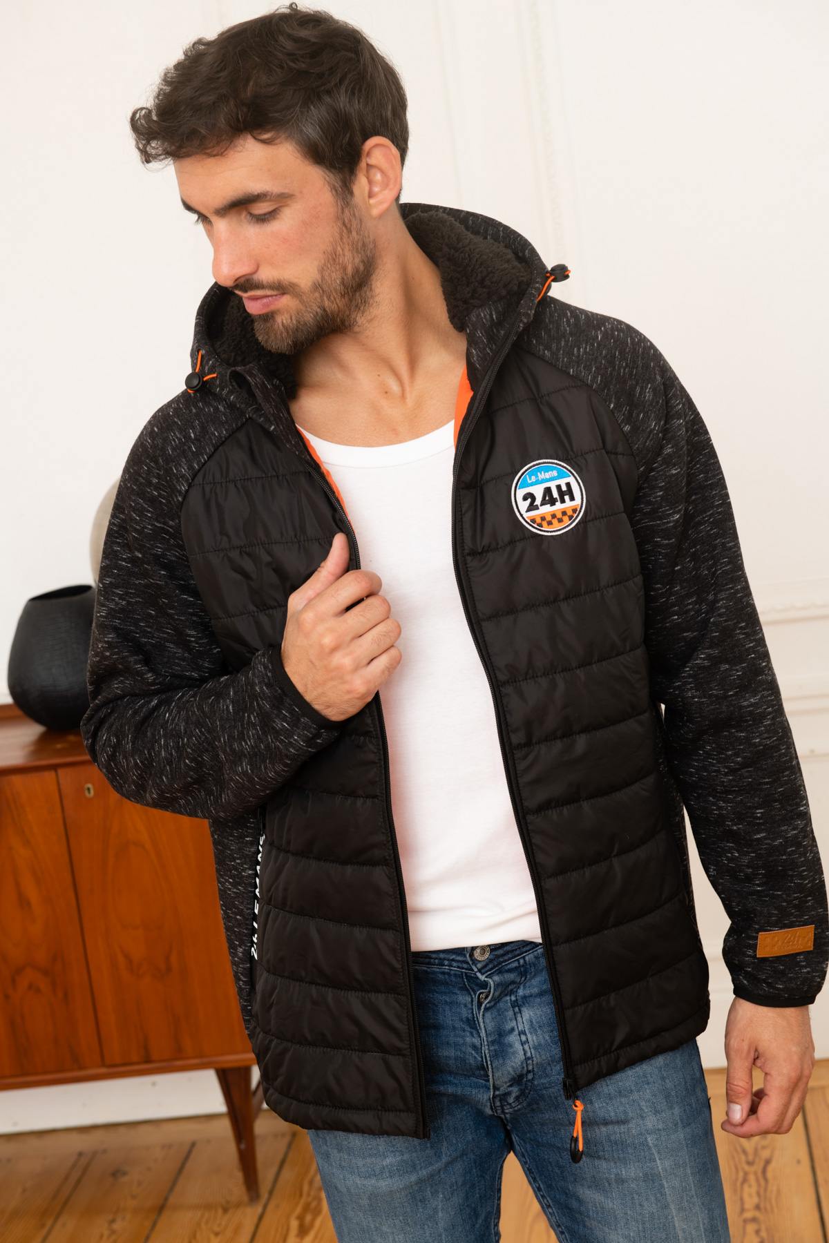 Herren Jacke 24h Le Mans VESTE KS562-005 NOIR — Ansicht 3