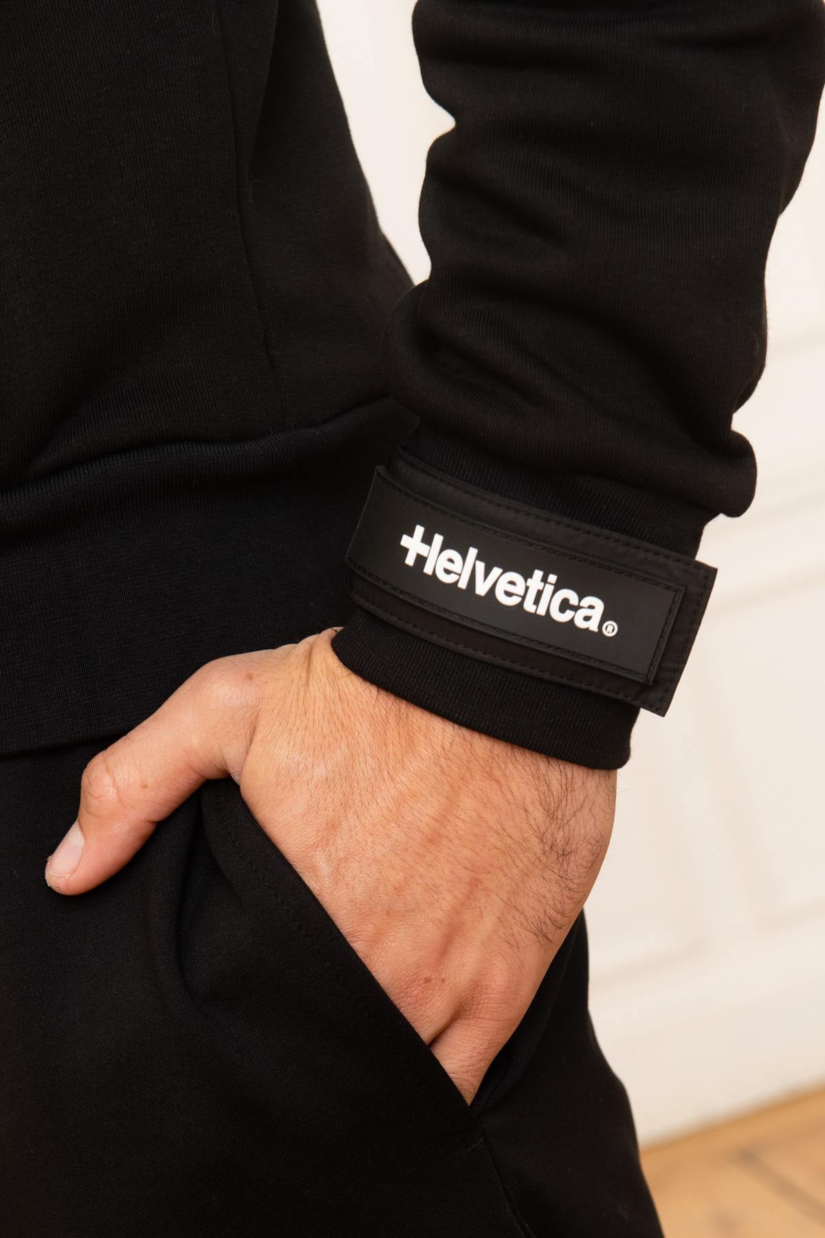 Jersey/sudadera Hombre Helvetica Mountain Pioneers MANDAY BLACK — vista 4