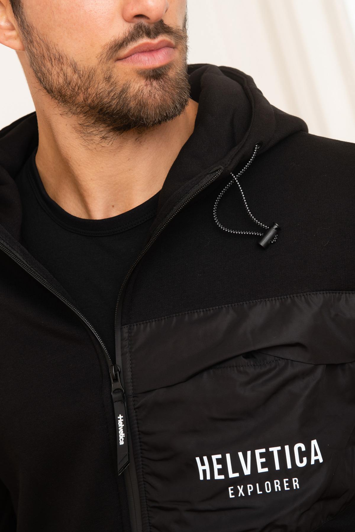 Jersey/sudadera Hombre Helvetica Mountain Pioneers MANDAY BLACK — vista 6