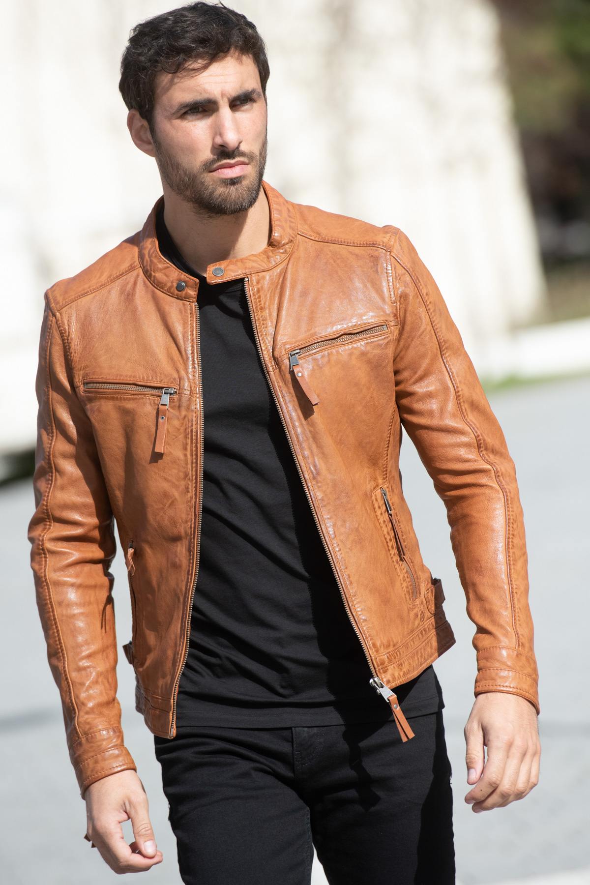Giacche Uomo Cityzen KANSAS COGNAC — vista 1