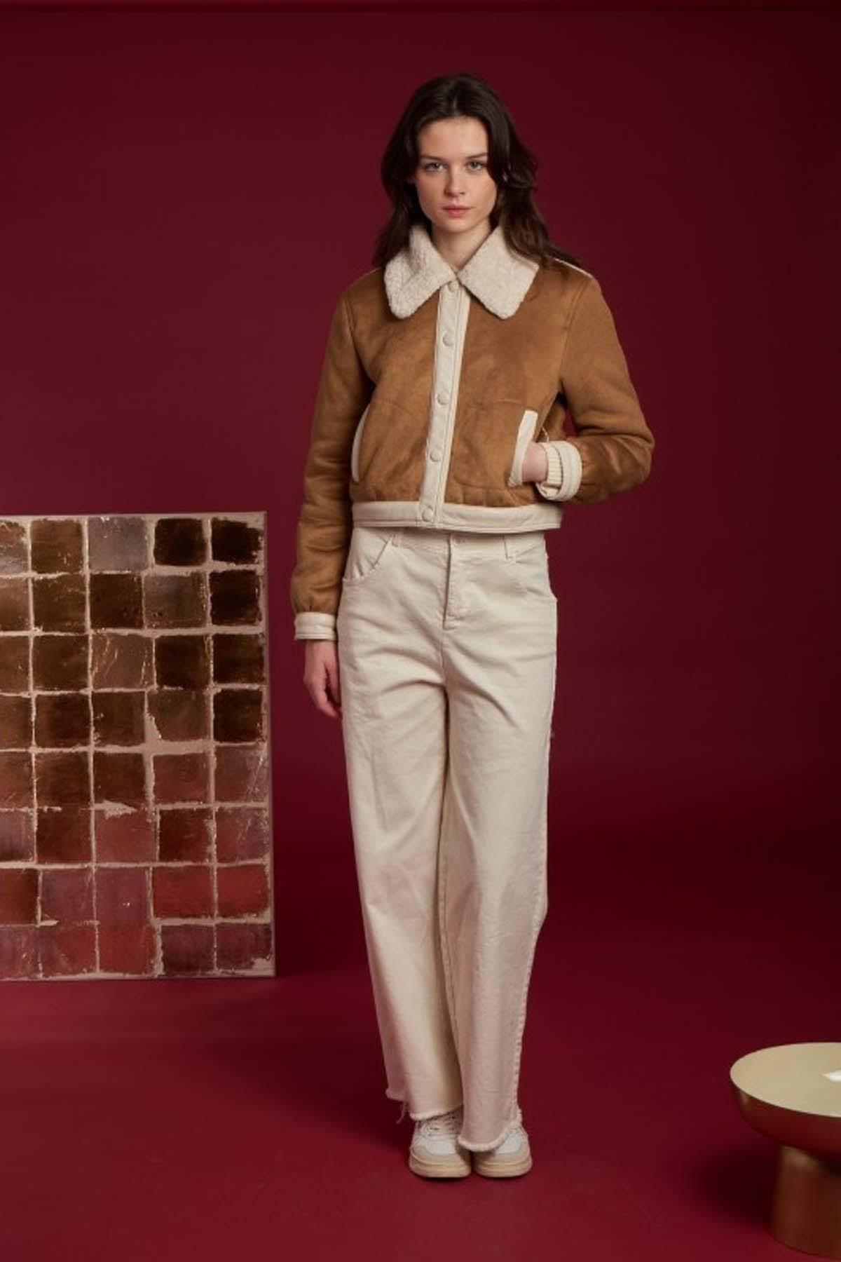 Blouson Femme Oakwood TOWER TAN 515 — vue 3