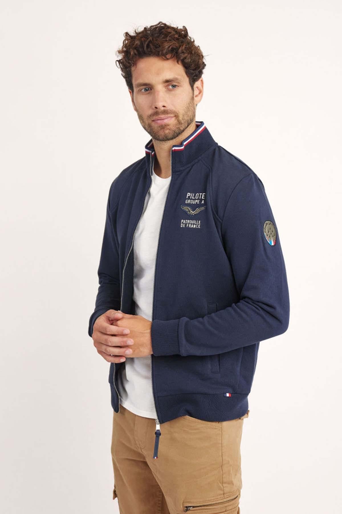 Maglione/felpa Uomo Patrouille De France ACTIVE FRENCH NAVY BLUE — vista 5
