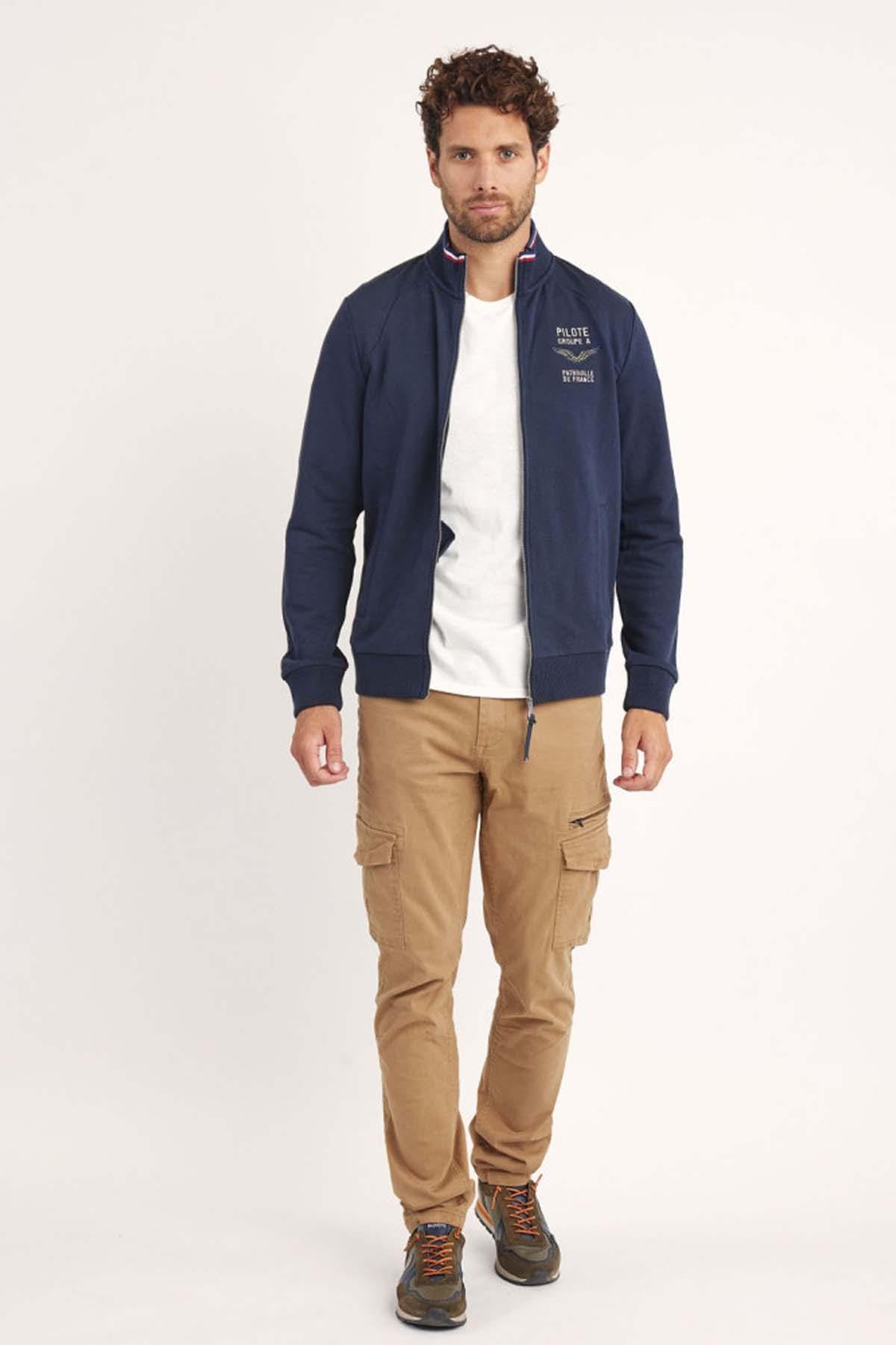 Maglione/felpa Uomo Patrouille De France ACTIVE FRENCH NAVY BLUE — vista 3