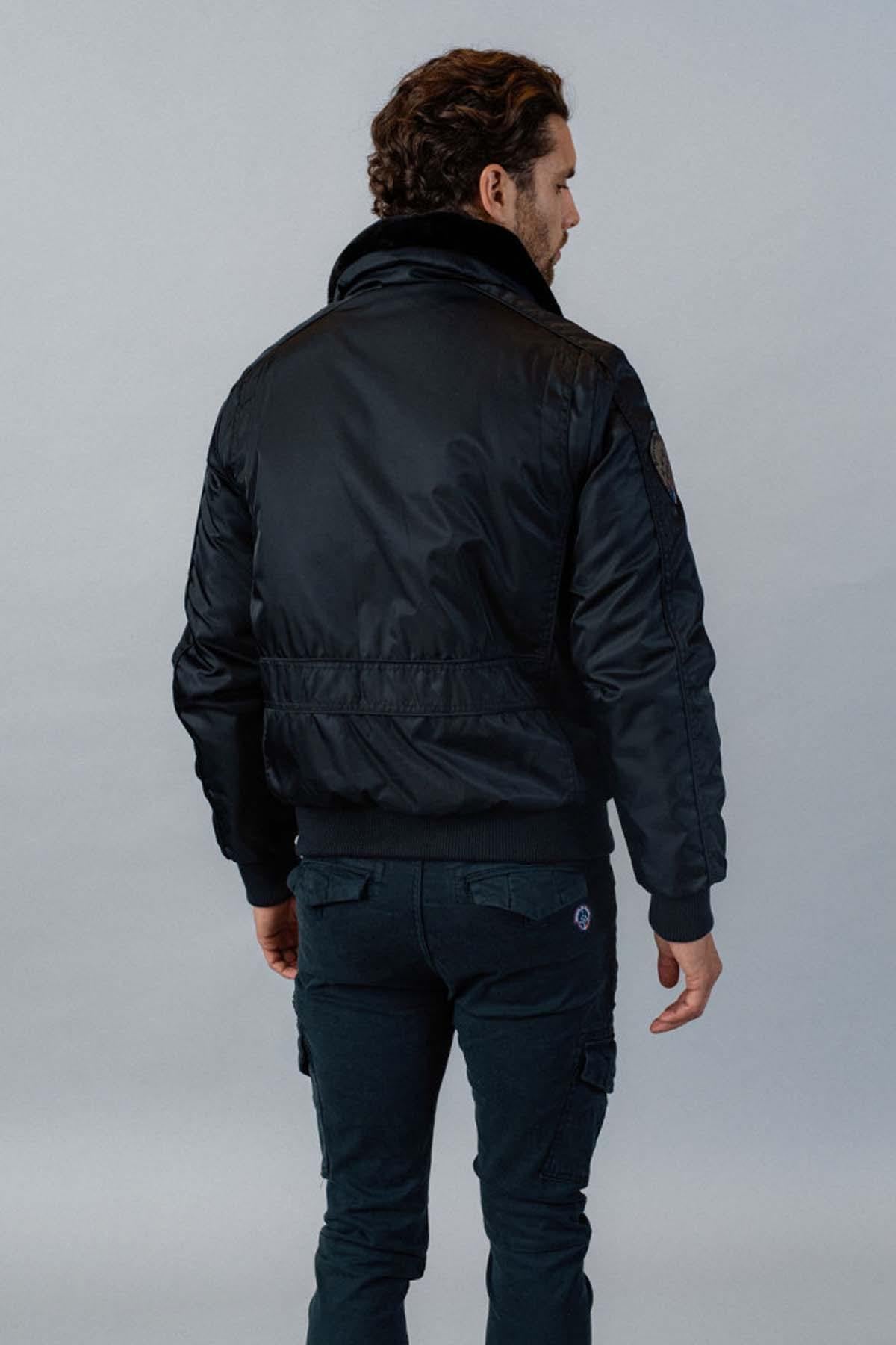 Chaqueta Hombre Patrouille De France HURRICAN FIGHTER NAVY BLUE — vista 6