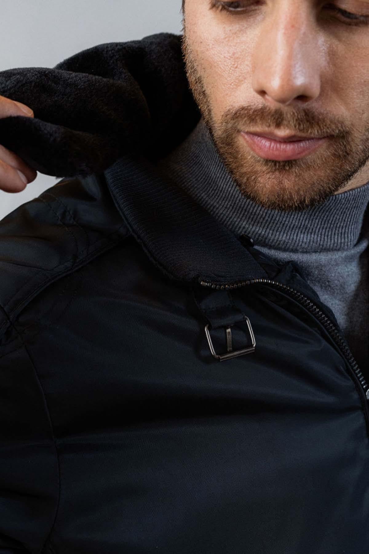 Chaqueta Hombre Patrouille De France HURRICAN FIGHTER NAVY BLUE — vista 8