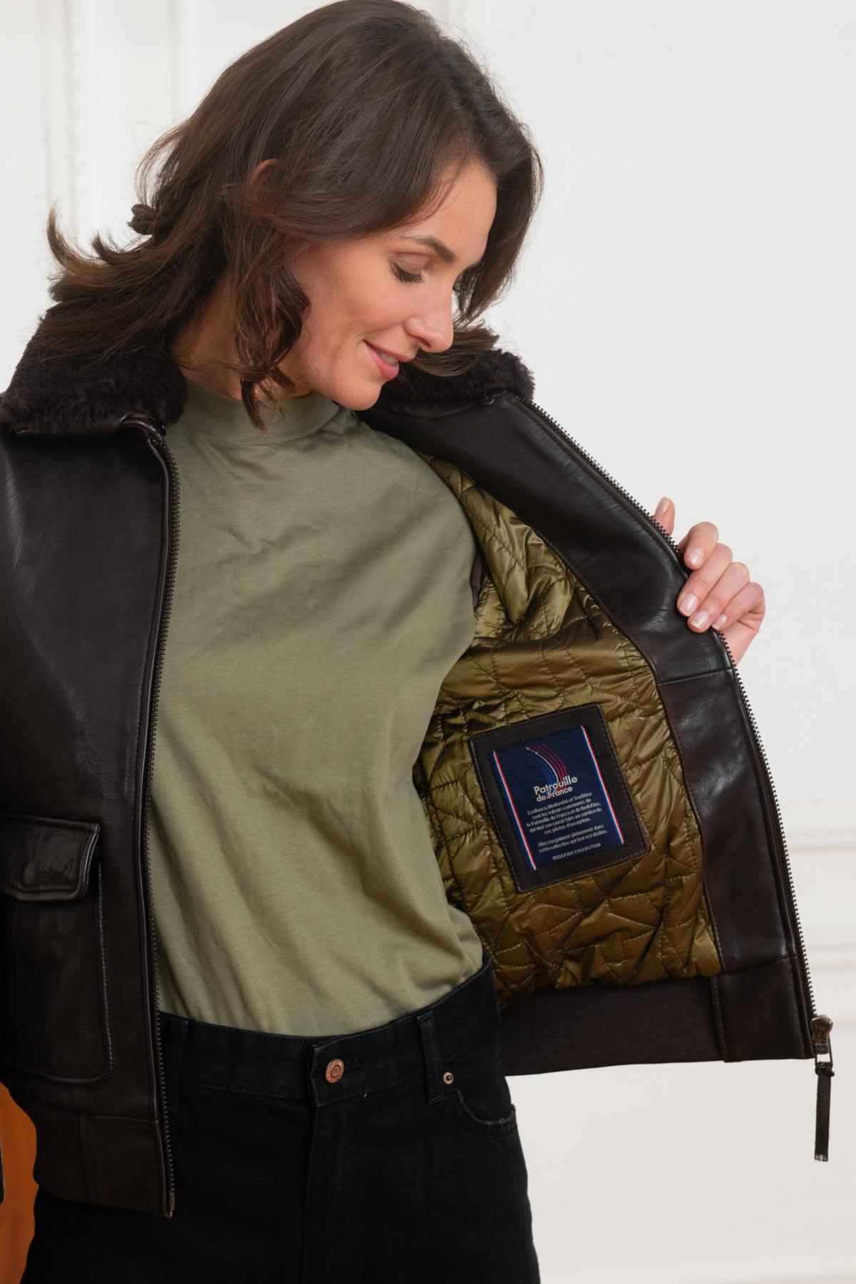 Blouson Femme Patrouille De France TODD ALPHA BROWN — vue 4
