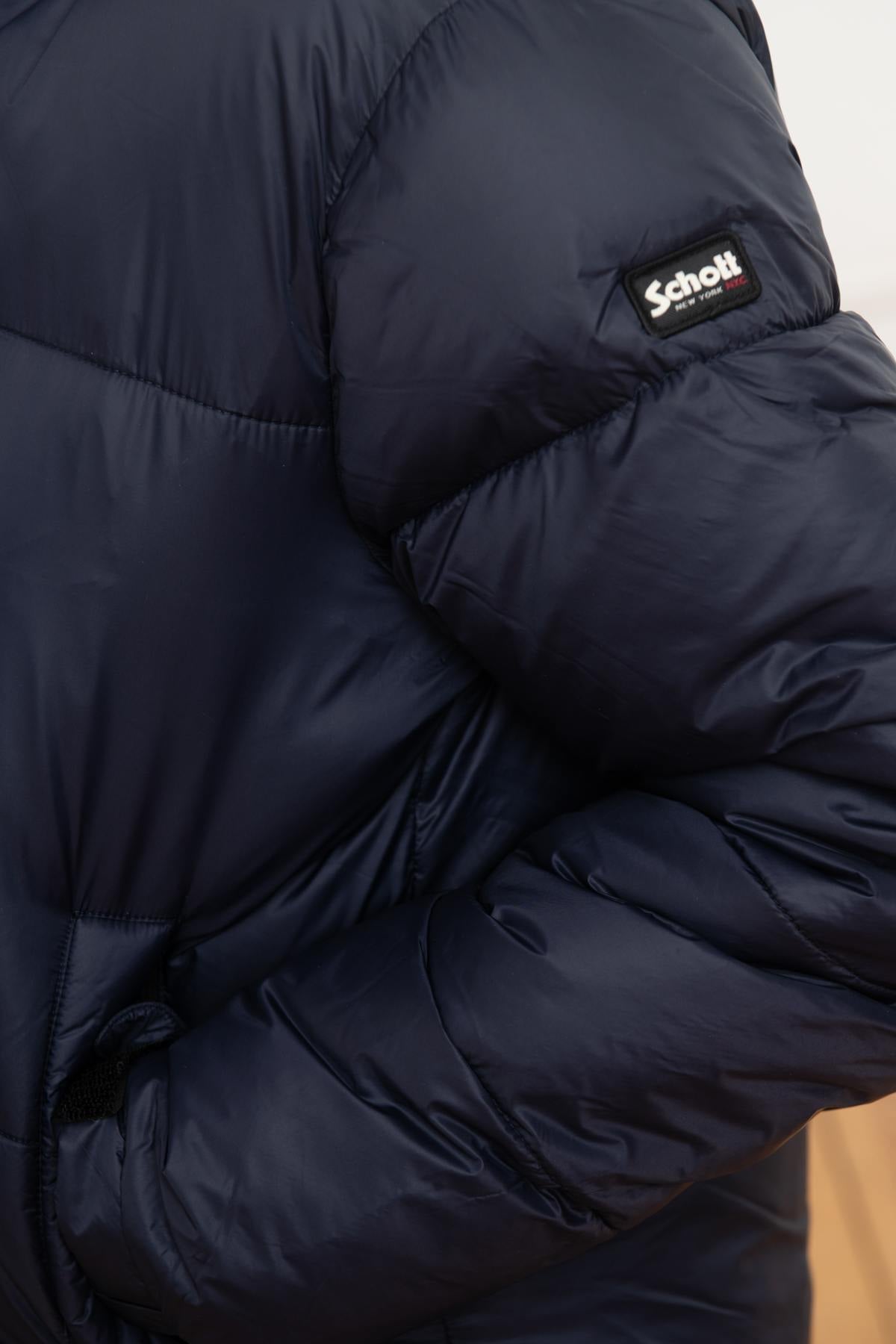 Chaqueta Mujeres Schott BELSTARWRS NAVY — vista 6