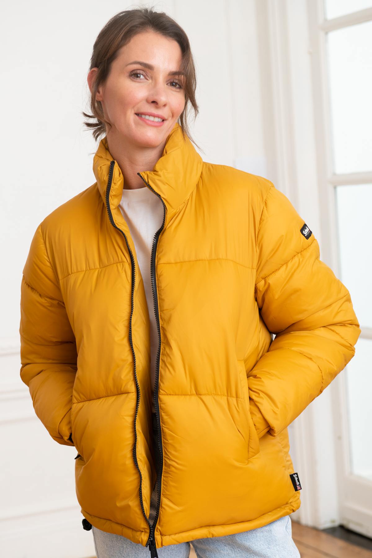 Chaqueta Mujeres Schott BELSTARWRS GOLD — vista 2