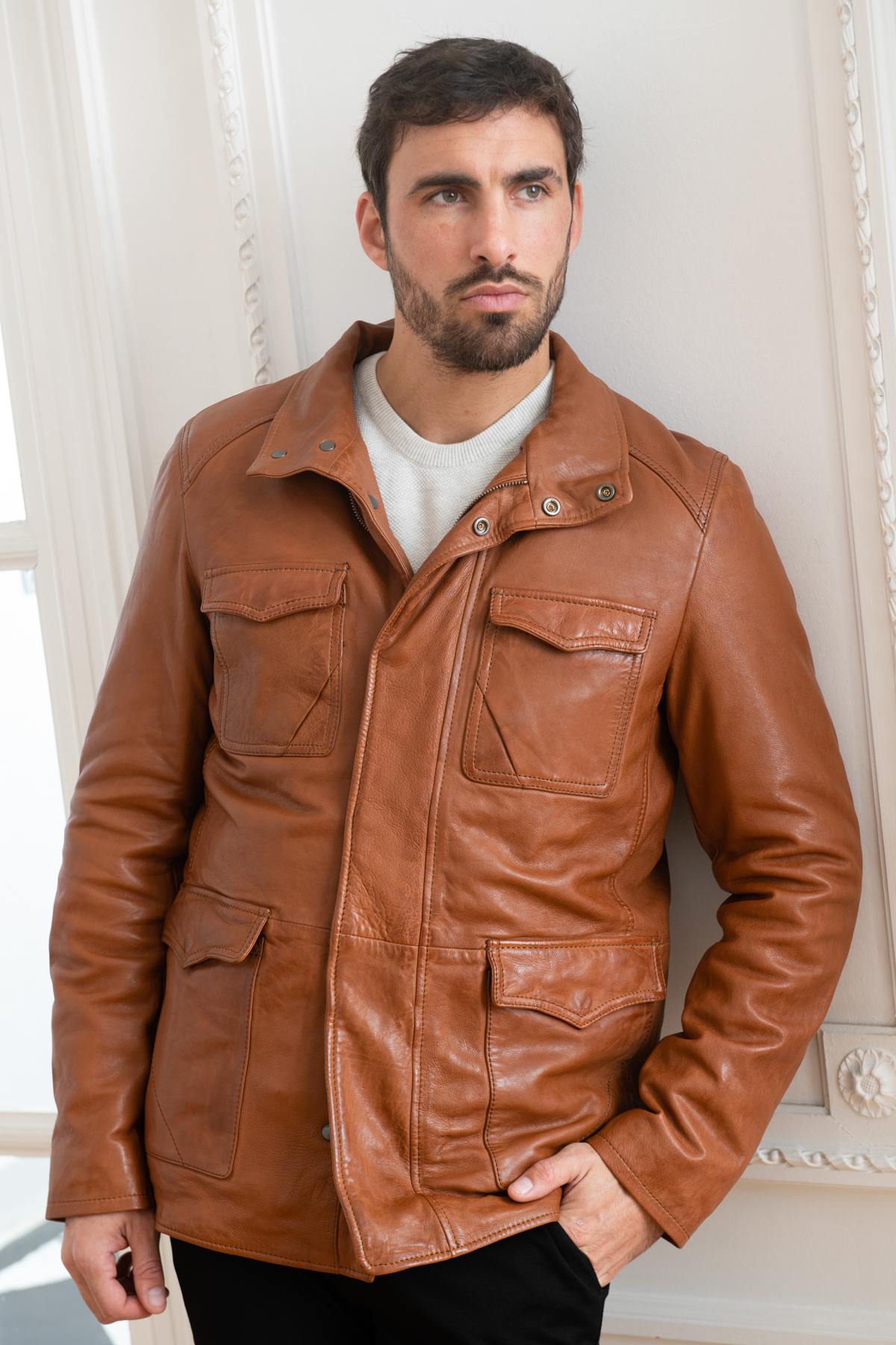 Giacche Uomo Cityzen SPRINGFIELD COGNAC — vista 1