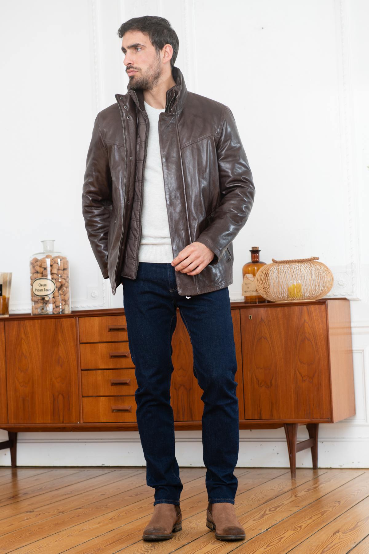Herren Mantel Daytona DARWIN IC LAMB ZENITH BROWN  — Ansicht 2