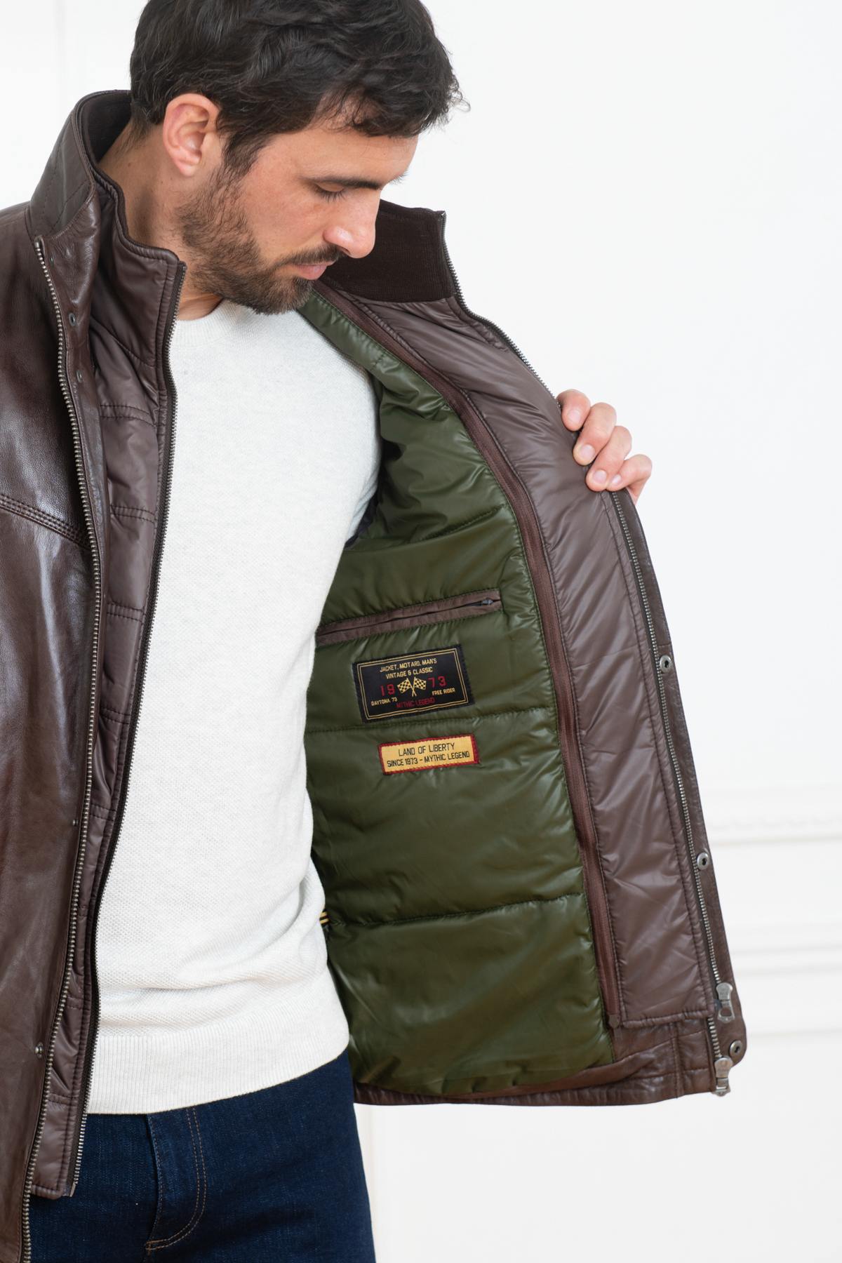 Herren Mantel Daytona DARWIN IC LAMB ZENITH BROWN  — Ansicht 4