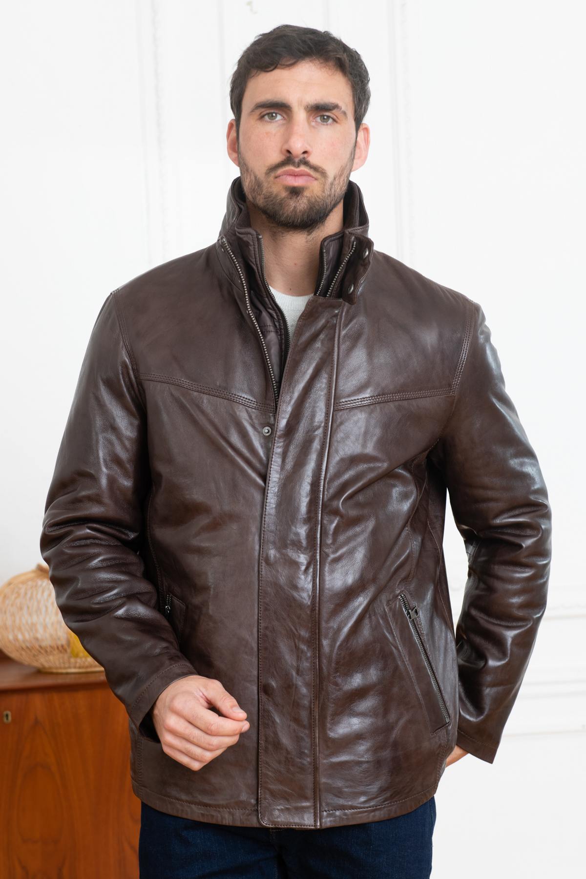 Herren Mantel Daytona DARWIN IC LAMB ZENITH BROWN  — Ansicht 3
