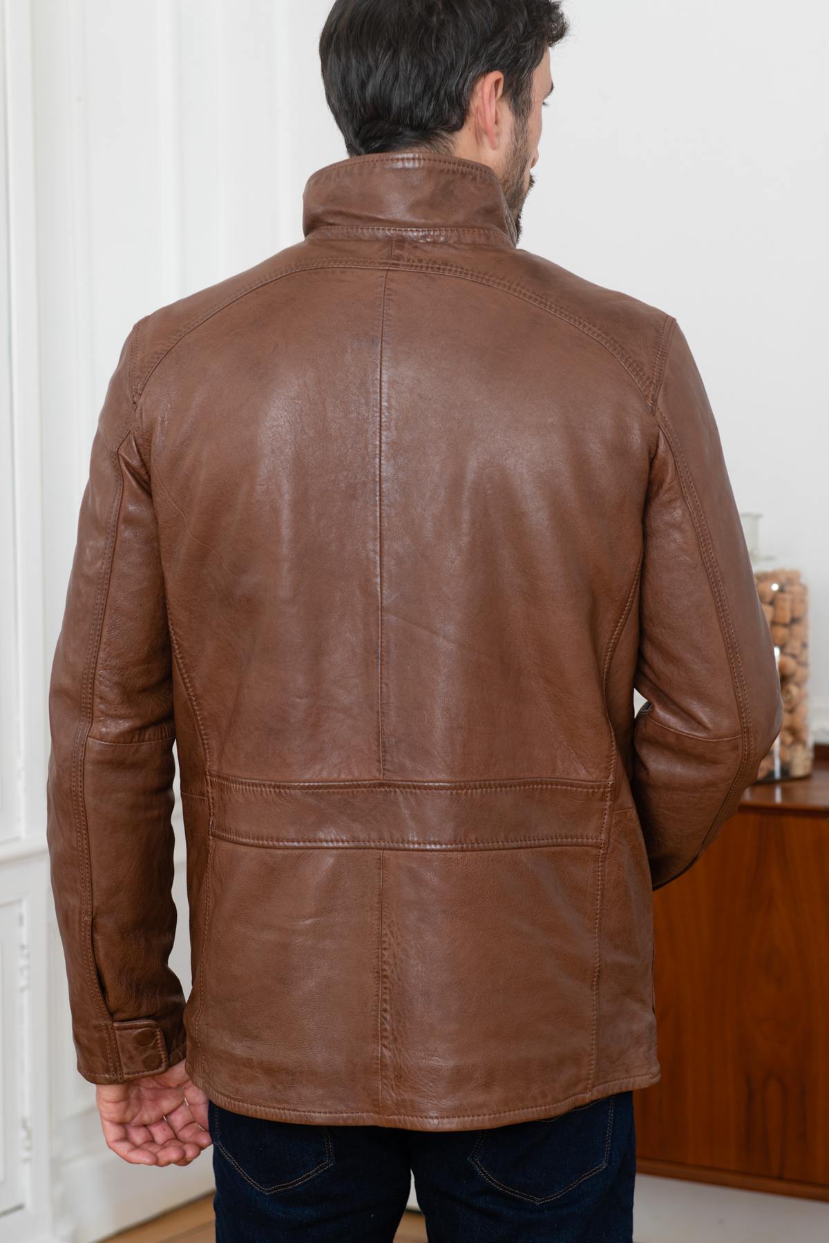 Chaqueta Hombre Cityzen SPRINGFIELD MID BROWN  — vista 5