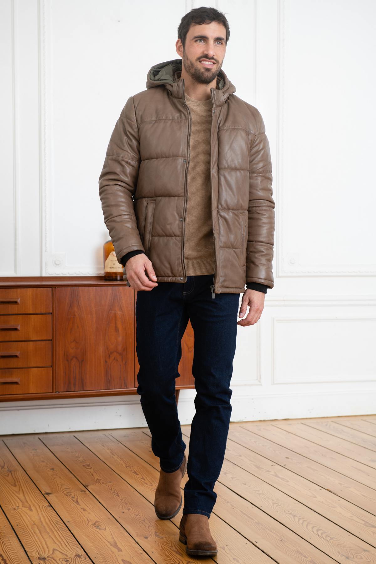 Chaqueta Hombre Oakwood TAG MARRON 503 — vista 2