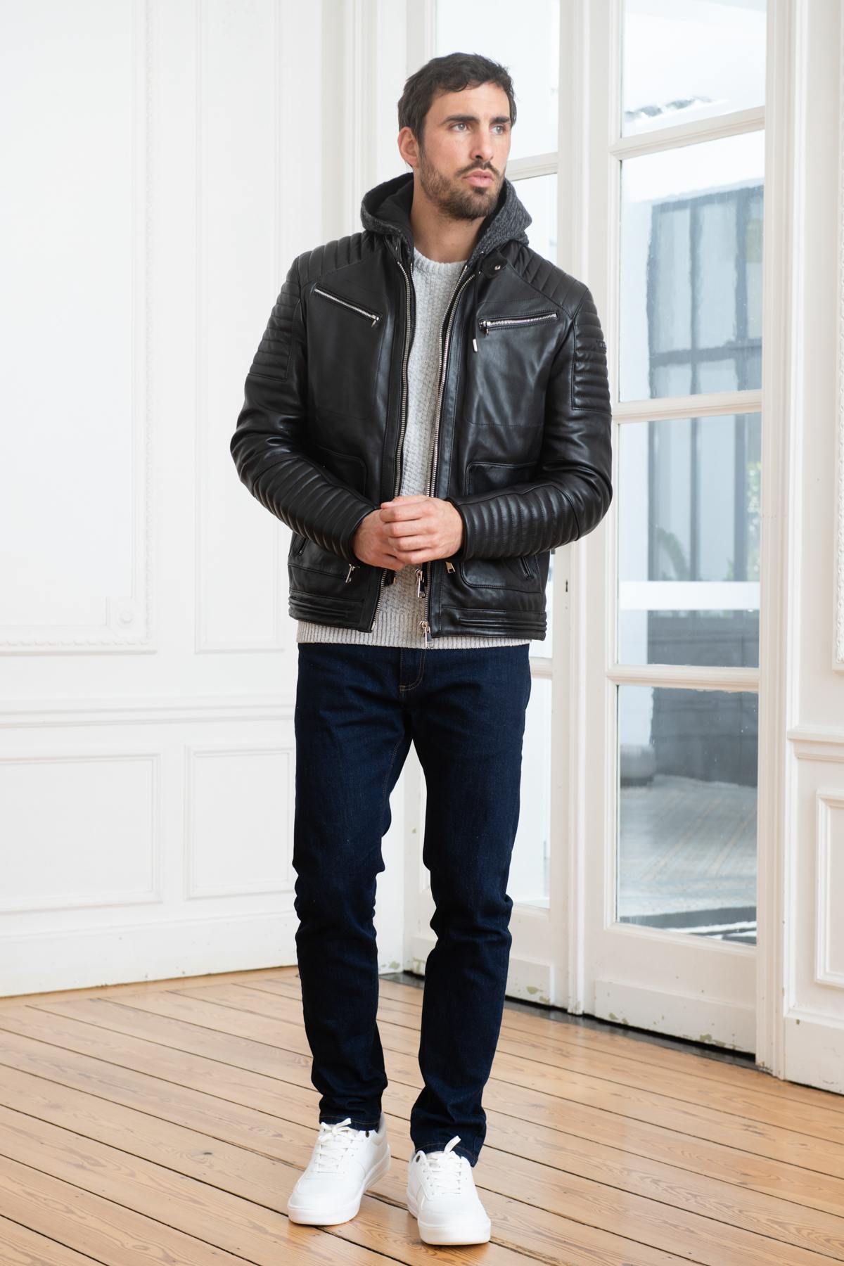 Chaqueta Hombre Redskins BYRON MOJITO BLACK  — vista 2