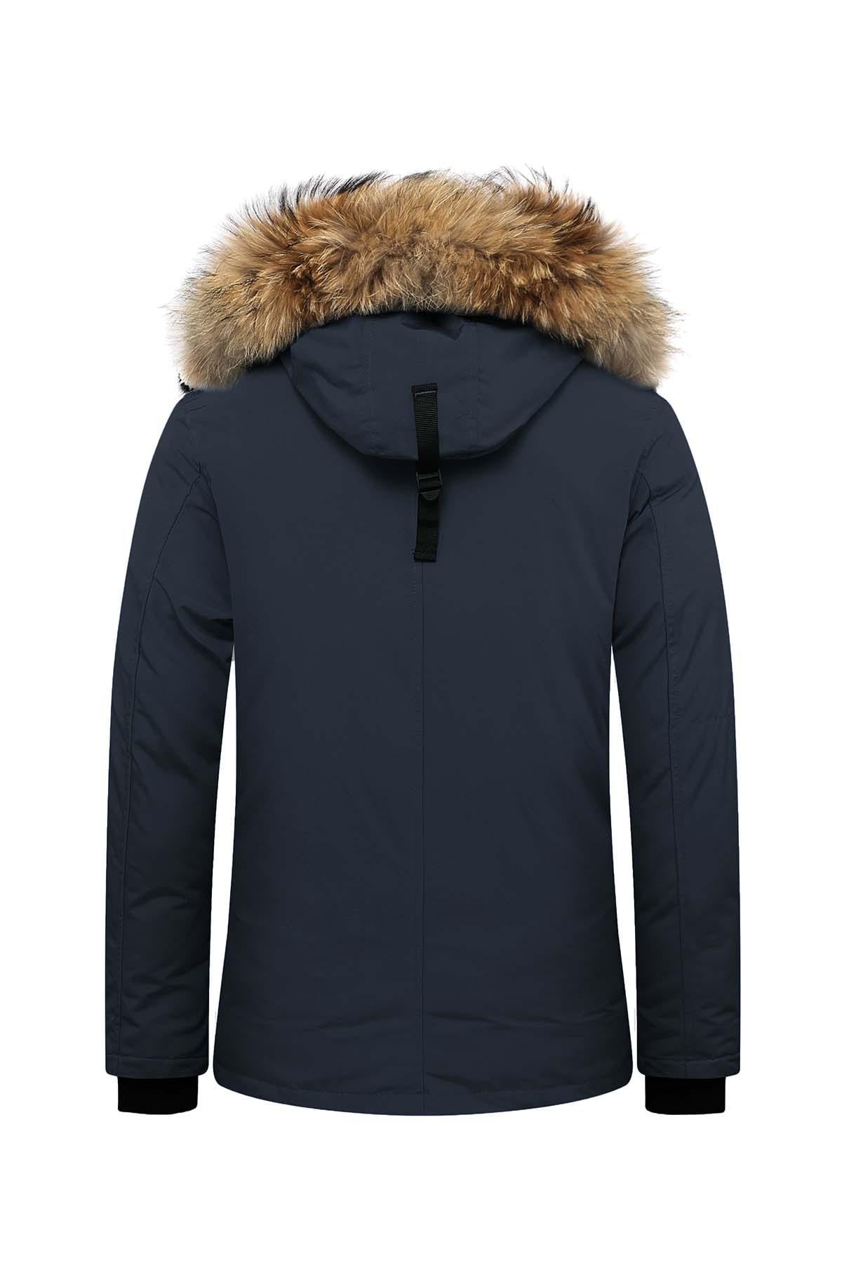 Cazadora Hombre Helvetica Mountain Pioneers ONTARIO MEN RACCOON EDITION NAVY — vista 2