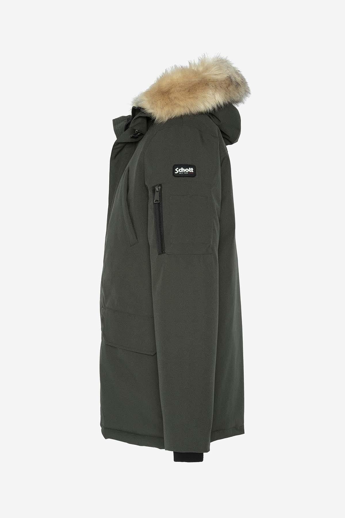 Cazadora Hombre Schott NELSON20 KAKI  — vista 3