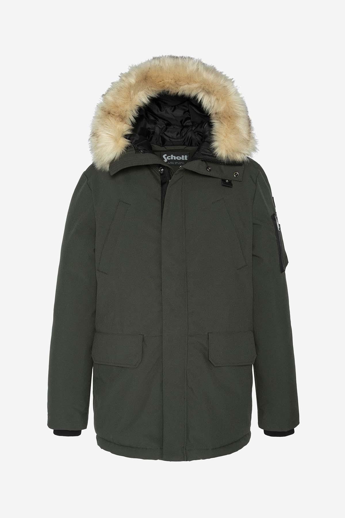 Cazadora Hombre Schott NELSON20 KAKI  — vista 1