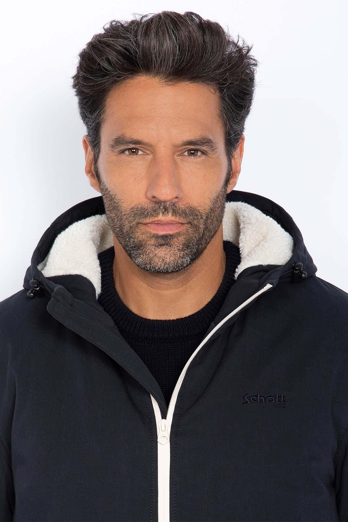 Veste Homme Schott BLUSTER NAVY — vue 5
