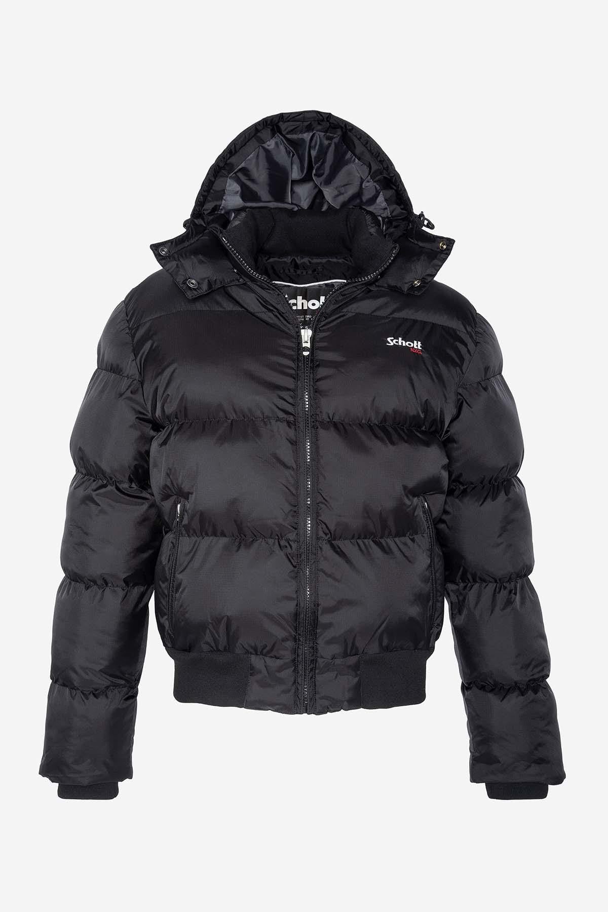 Giacche Uomo Schott CHICAGO BLACK — vista 1