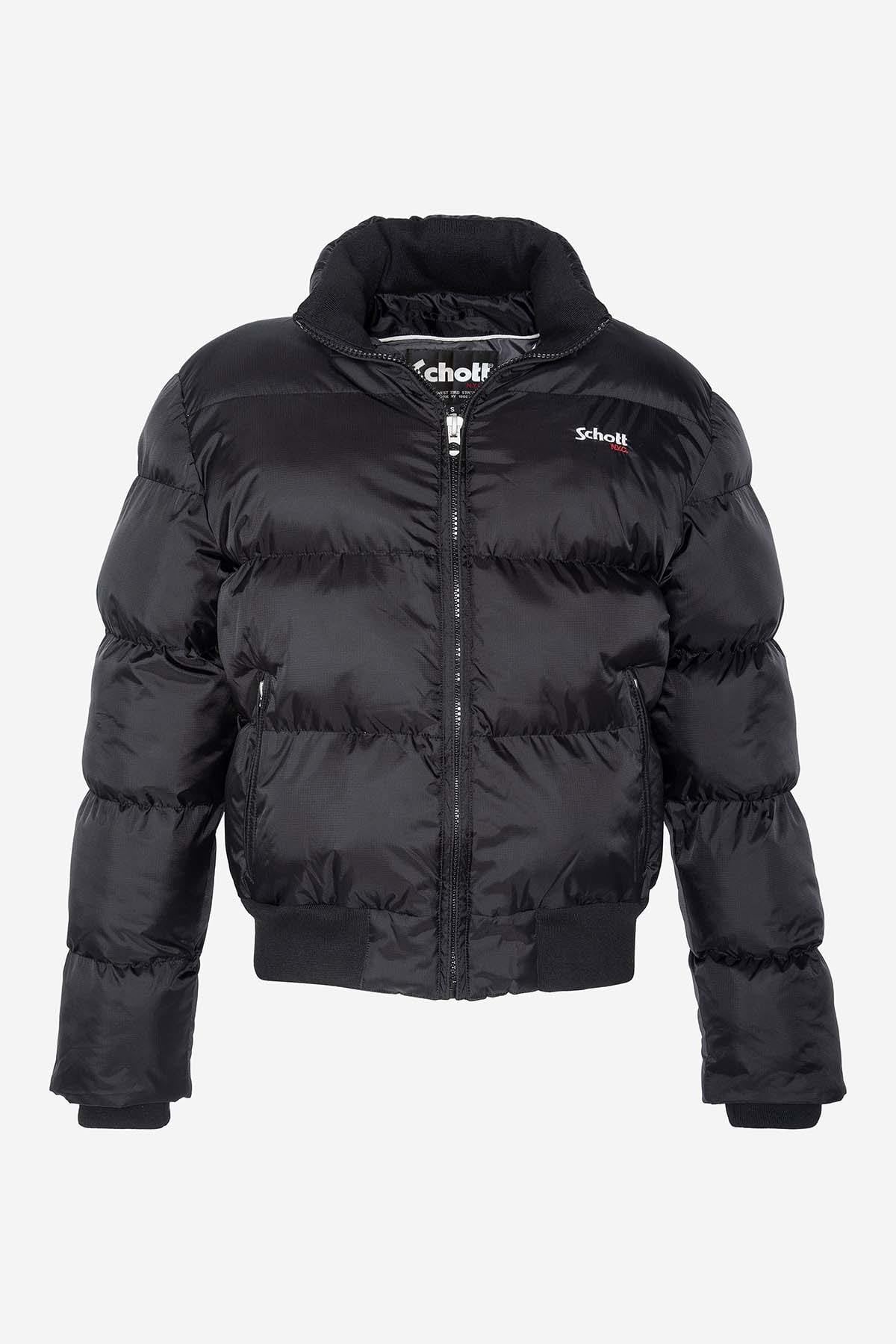 Giacche Uomo Schott CHICAGO BLACK — vista 2
