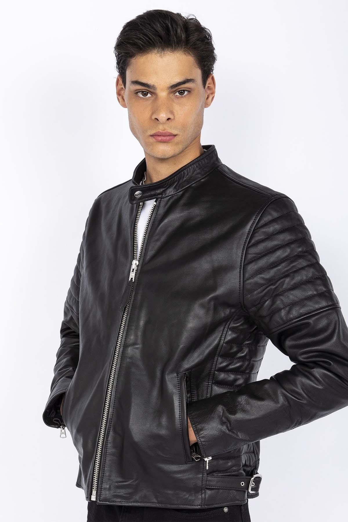 Herren Jacke Schott LCJOE BLACK — Ansicht 3