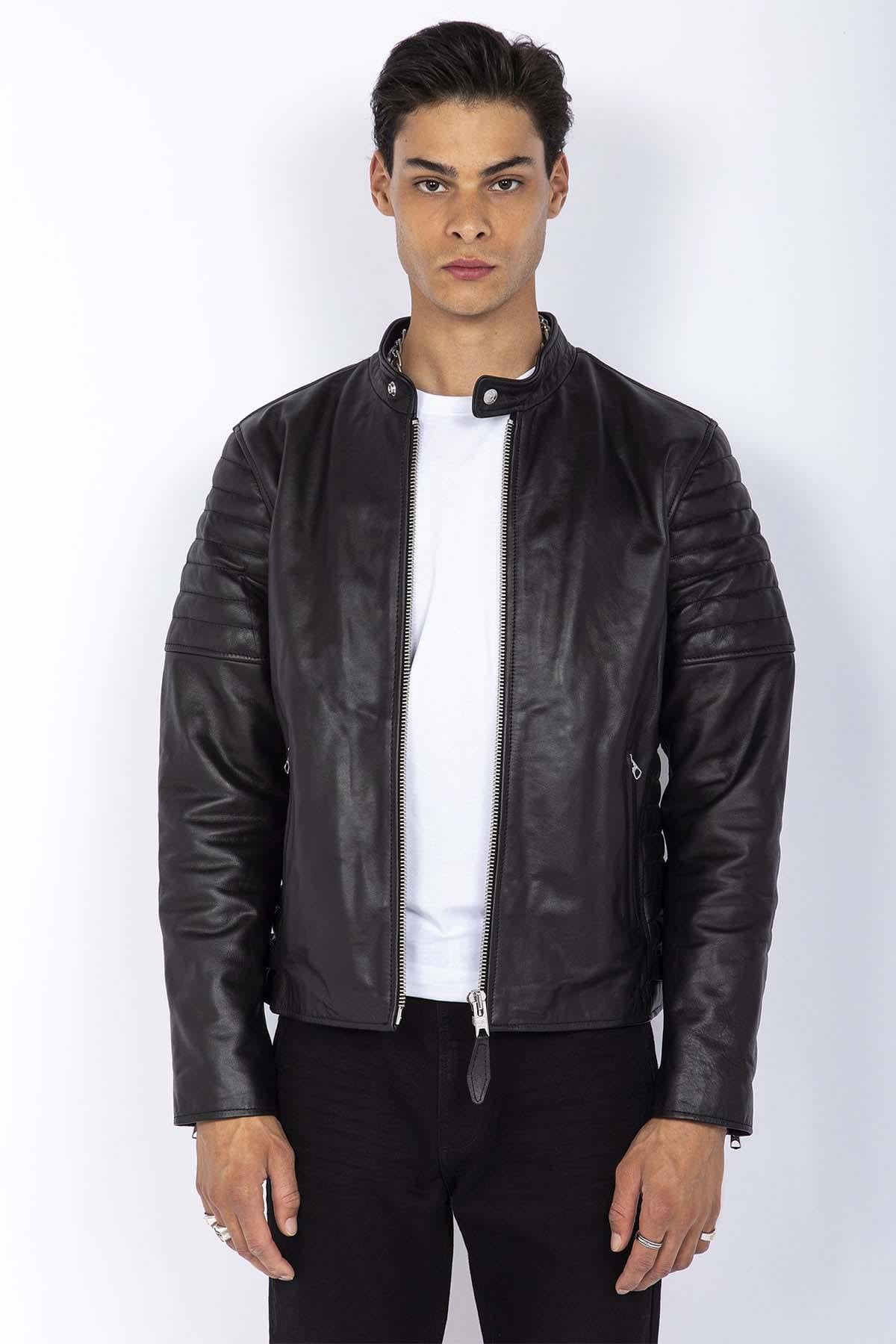 Herren Jacke Schott LCJOE BLACK — Ansicht 4