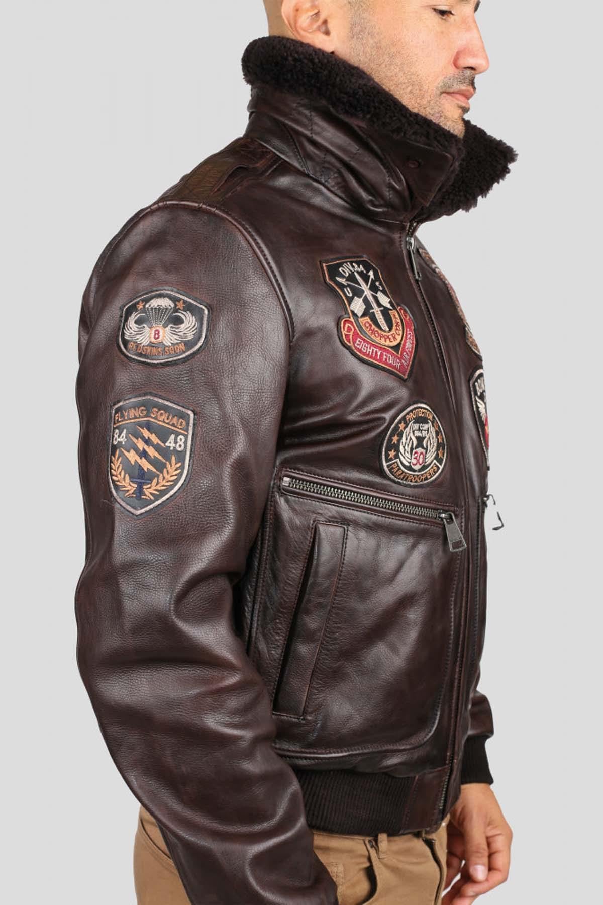 Chaqueta Hombre Redskins AVIA ARGUS BROWN — vista 2