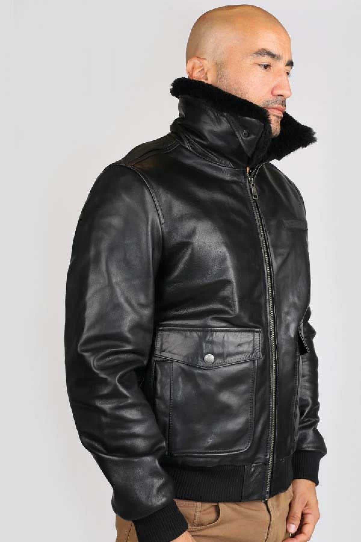 Blouson Homme Redskins PATTON ARGUS BLACK — vue 5