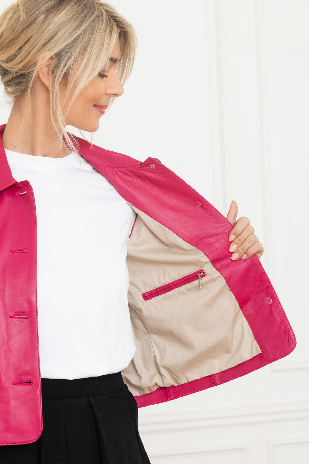Chaqueta Mujeres Oakwood LESLIE FUSHIA 548 — vista 4