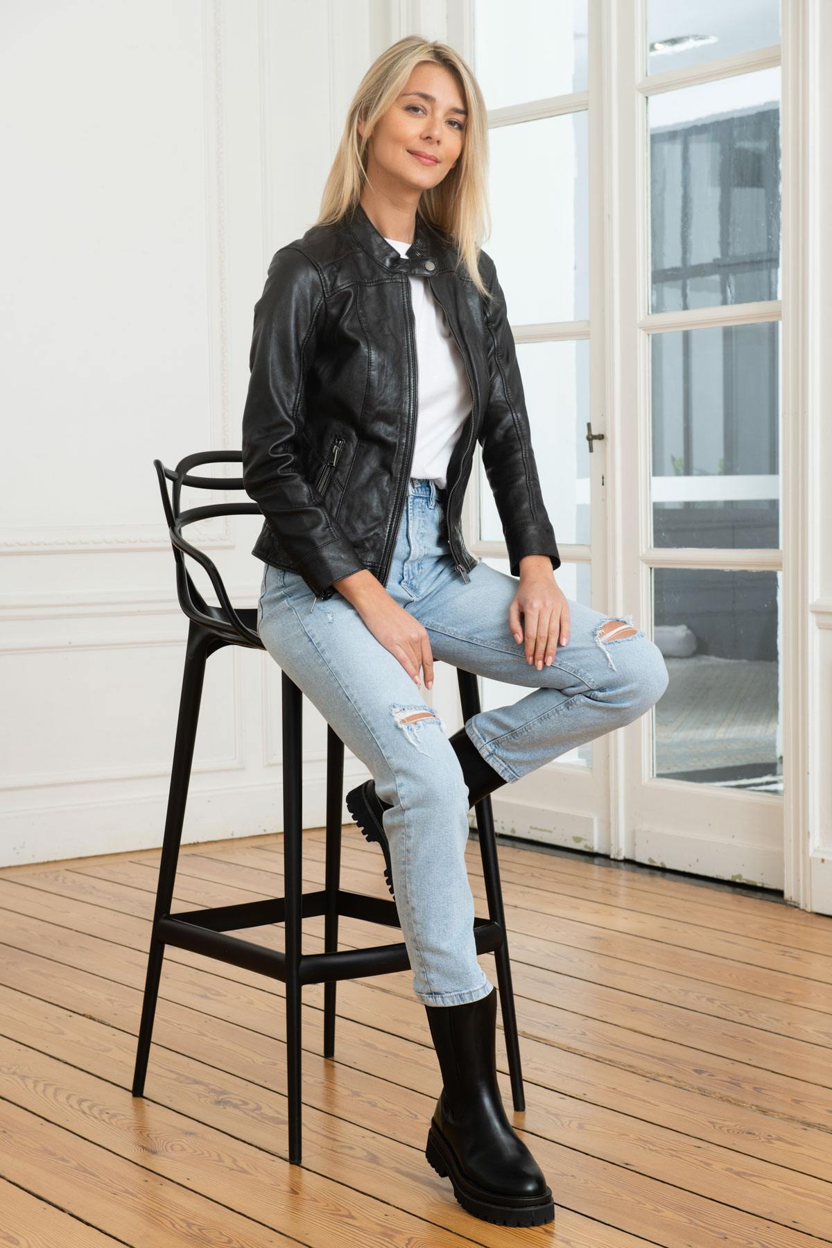 Chaqueta Mujeres Cityzen ISABELA BLACK — vista 2