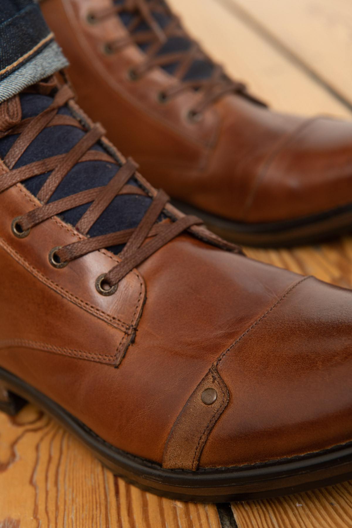 Stivali/stivaletti Uomo Redskins YANI COGNAC MARINE — vista 4