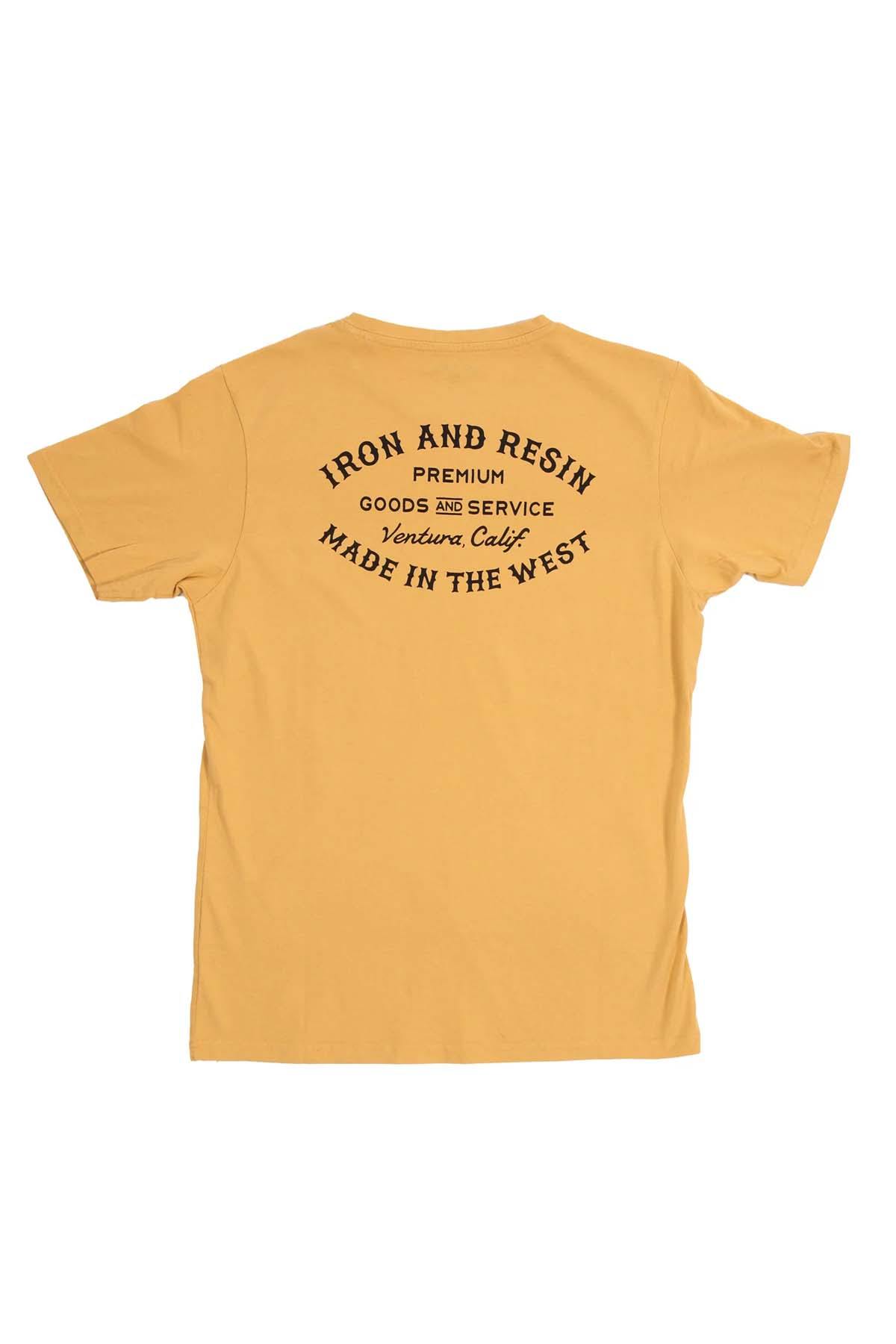 Tee Shirt Homme Iron & Resin ROTARY TEE GOLD — vue 3