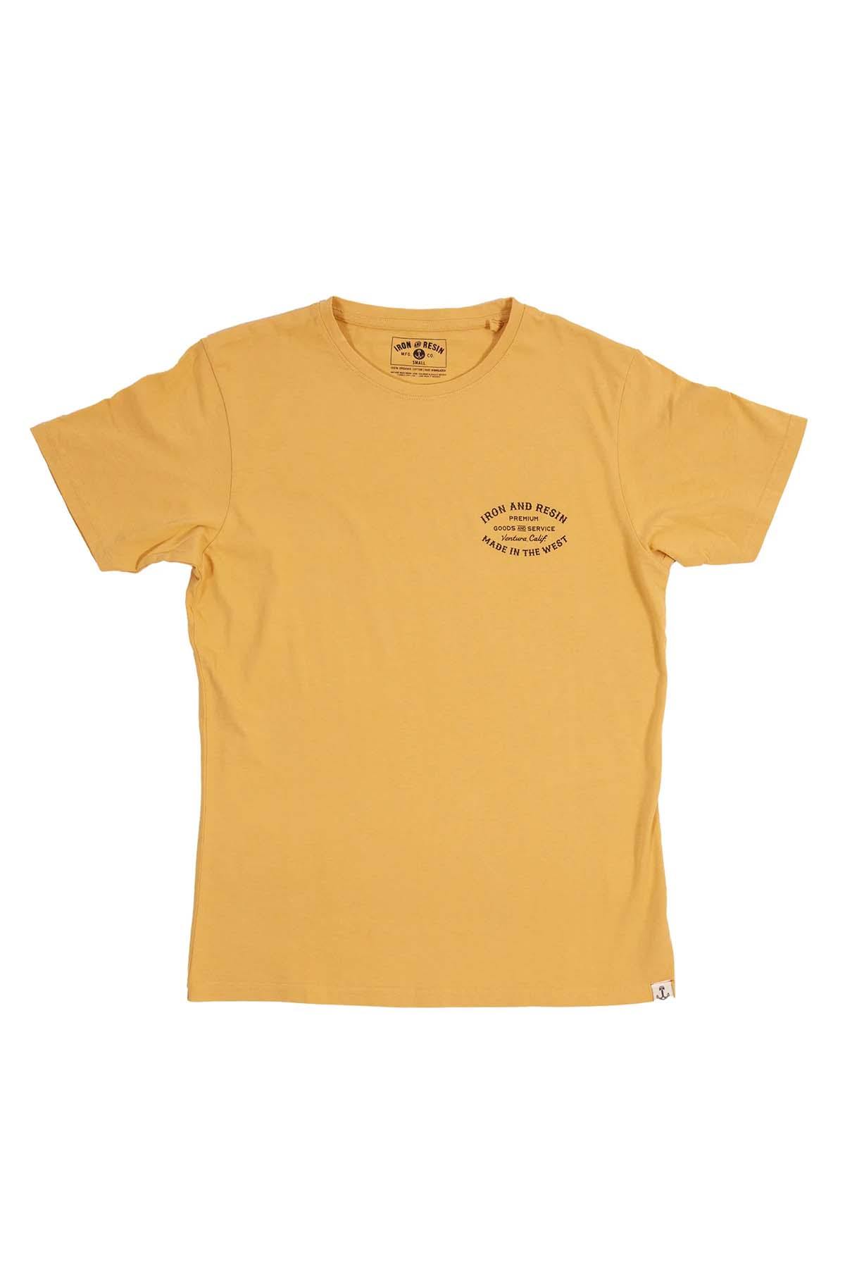 Tee Shirt Homme Iron & Resin ROTARY TEE GOLD — vue 2