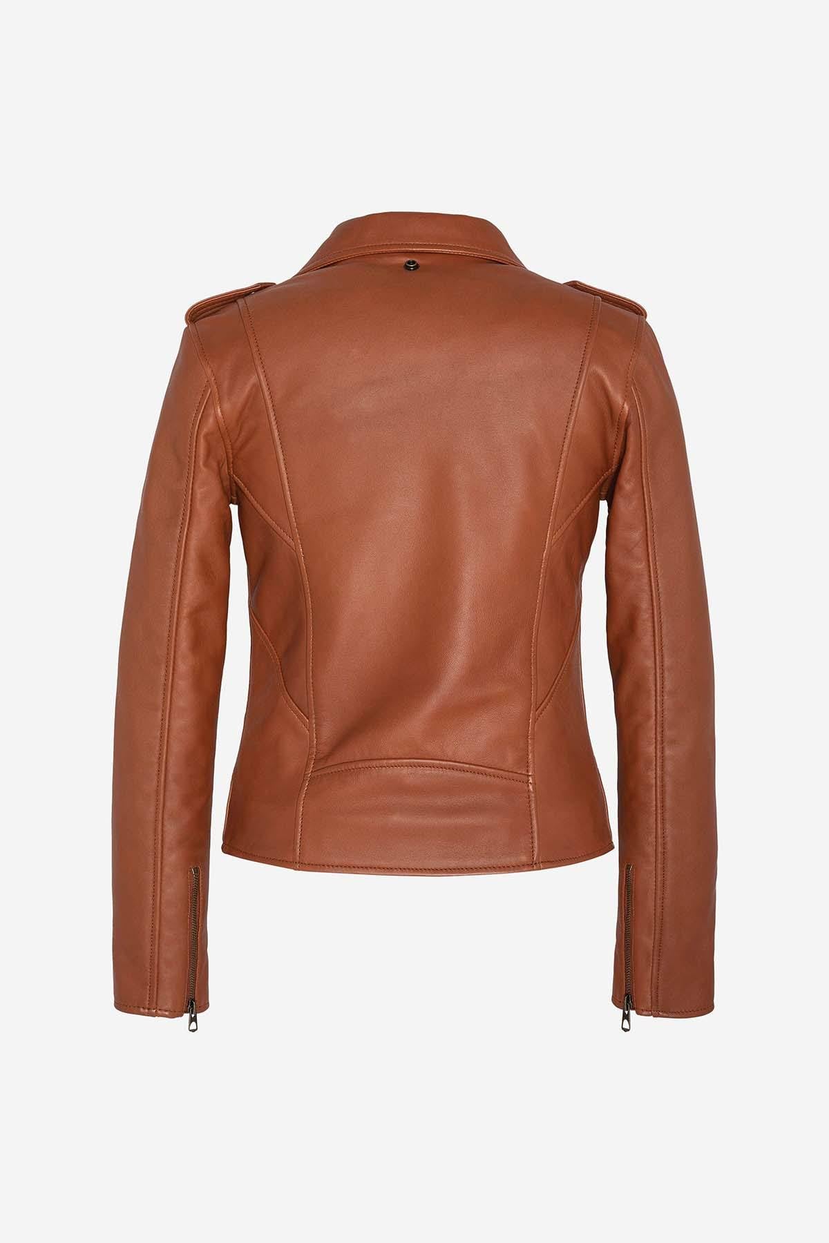 Chaqueta Mujeres Schott LCW1601D COGNAC — vista 9