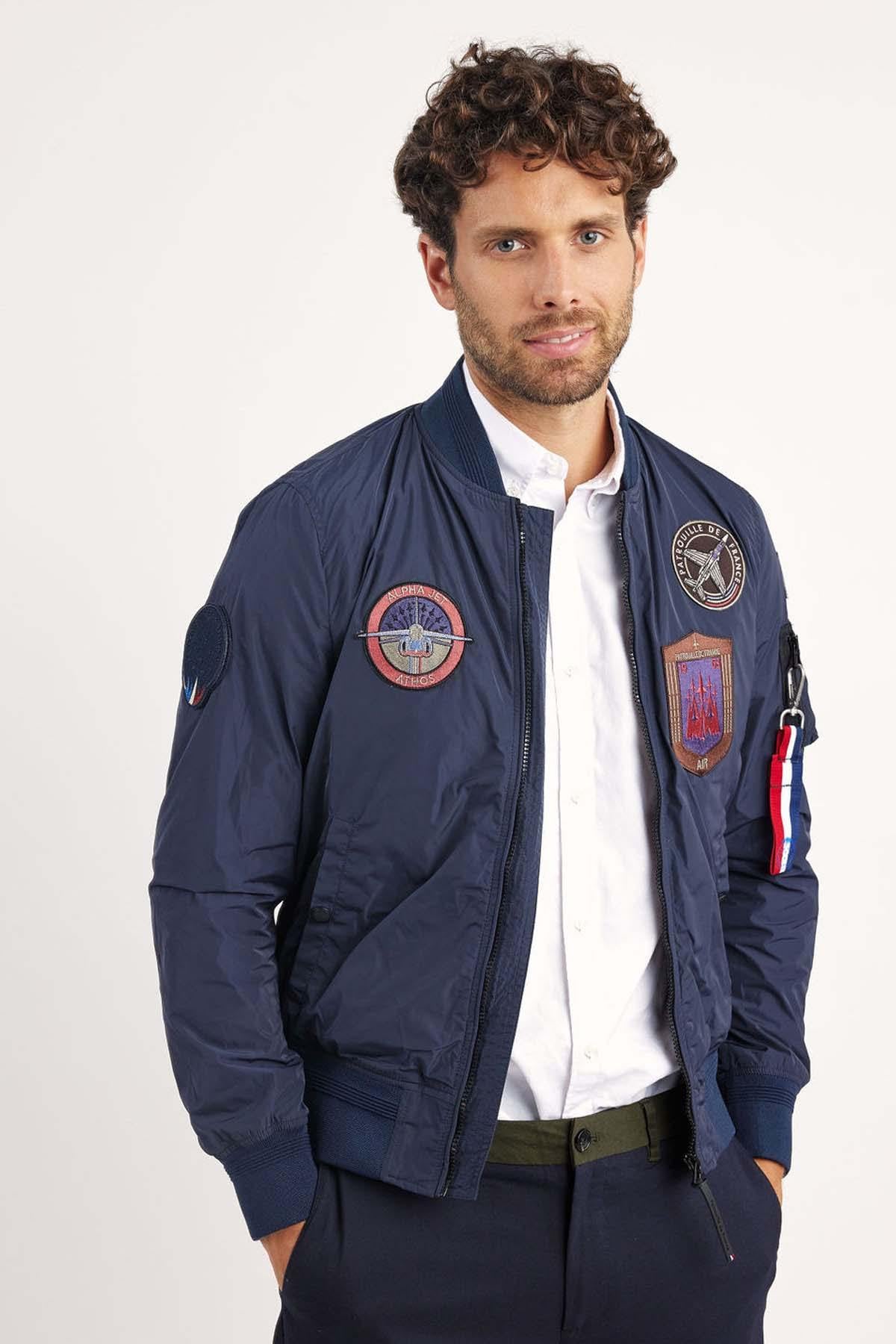 Chaqueta Hombre Patrouille De France RAPTOR MEMORY DARK NAVY — vista 1