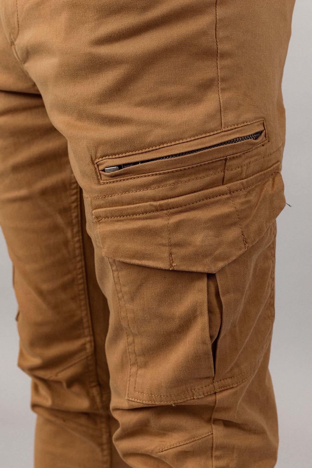 Pantalon Hombre Patrouille De France LARGO MAHEVAN CAMEL — vista 6