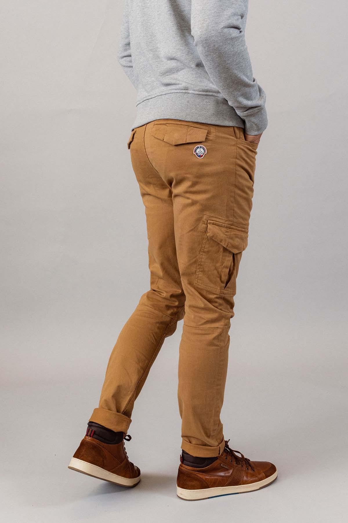 Pantalon Hombre Patrouille De France LARGO MAHEVAN CAMEL — vista 4