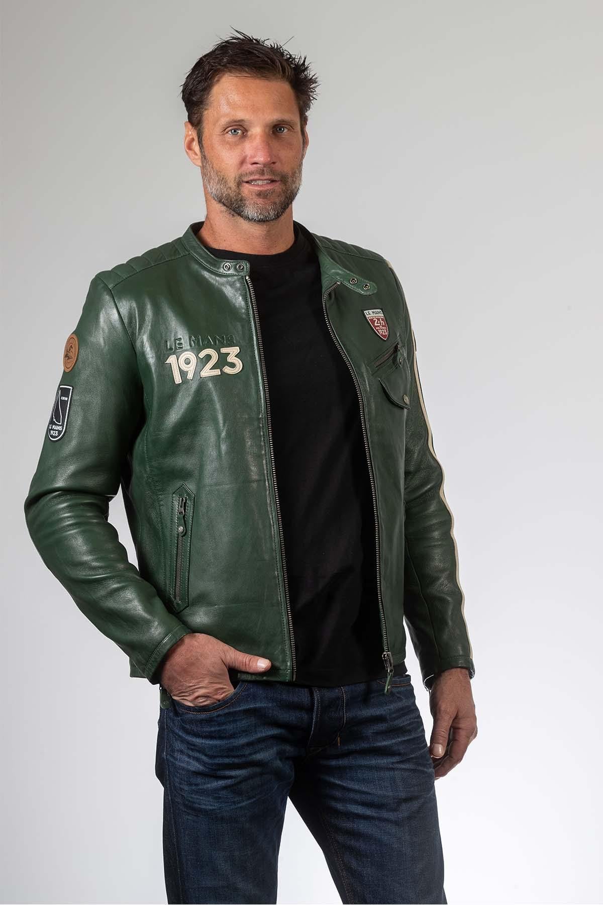 Giacche Uomo 24h Le Mans MARNE SHEEP CROWN GREEN — vista 6