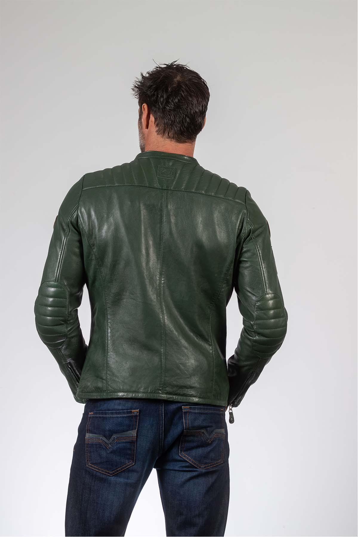 Giacche Uomo 24h Le Mans MARNE SHEEP CROWN GREEN — vista 5