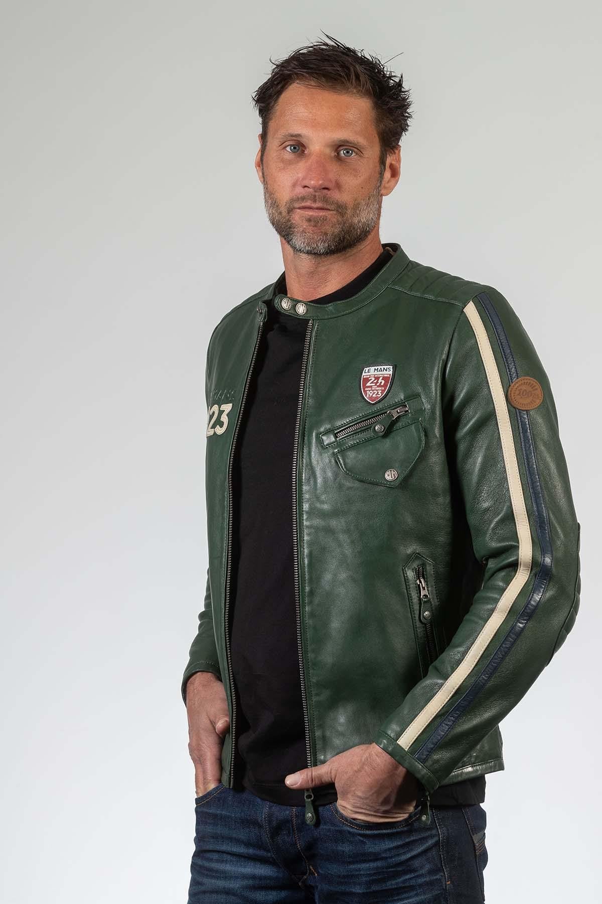 Giacche Uomo 24h Le Mans MARNE SHEEP CROWN GREEN — vista 1