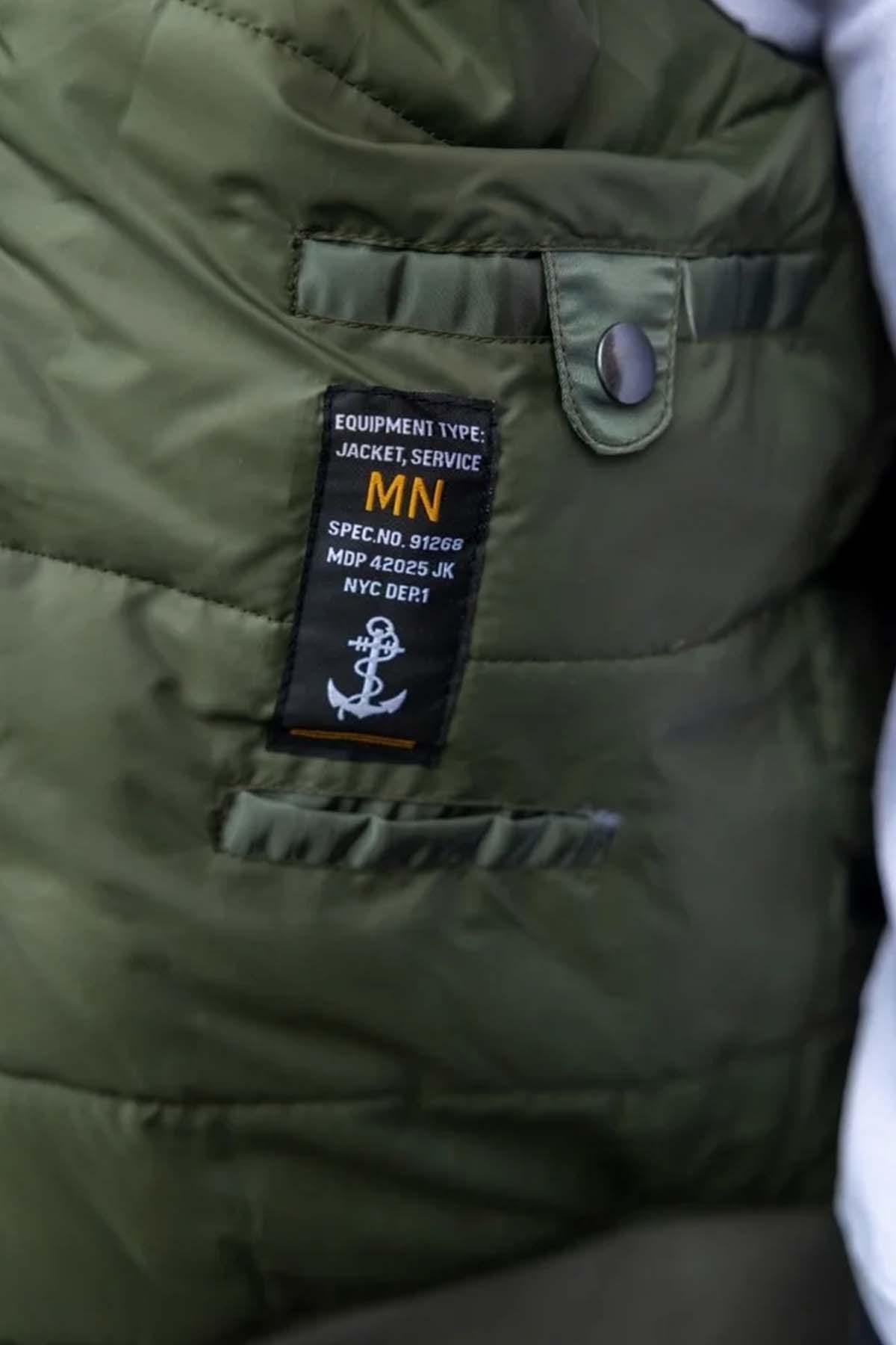 Herren Jacke Marine Nationale SPIRIT MN KHAKI GREEN — Ansicht 8