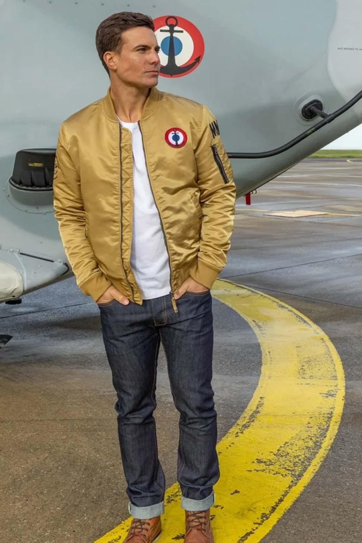 Herren Jacke Marine Nationale SPIRIT MN BEIGE — Ansicht 1