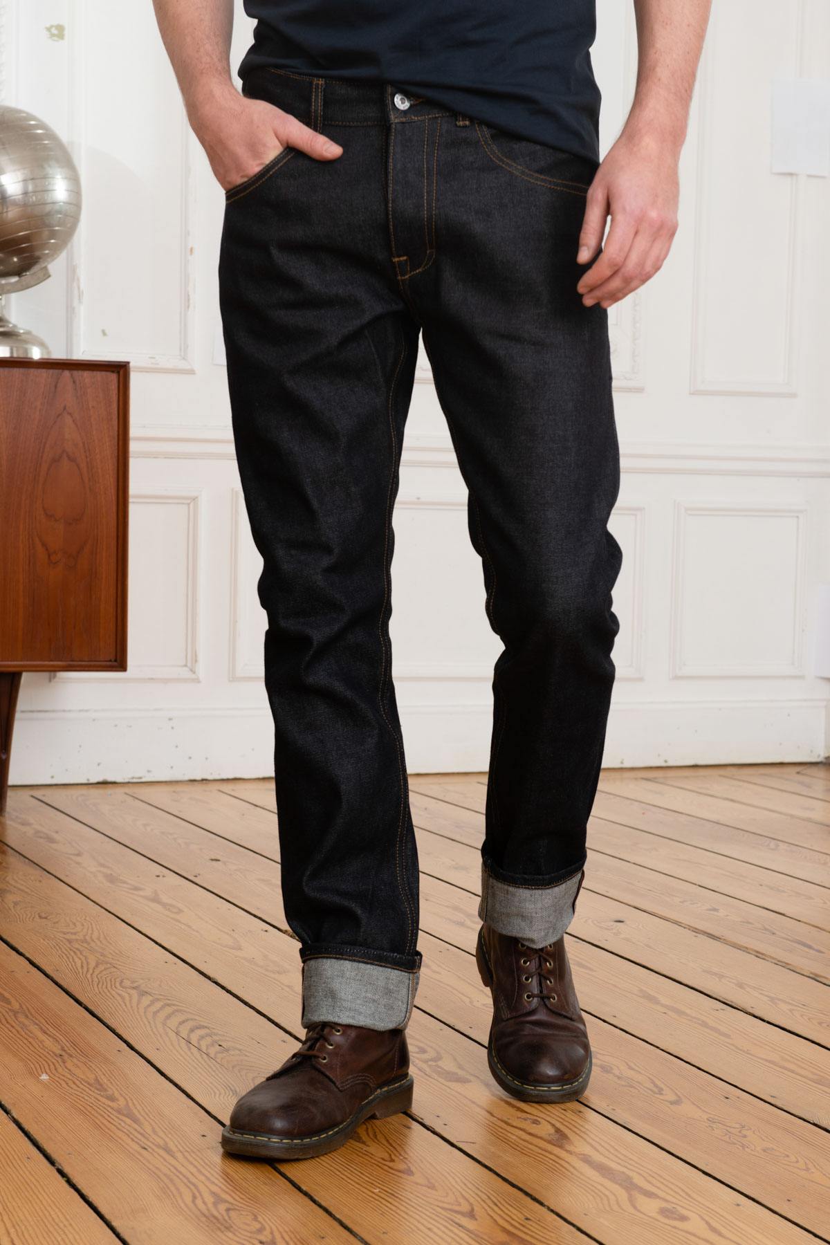 Herren Hose Iron & Resin NIHON DENIM PANT INDIGO — Ansicht 1