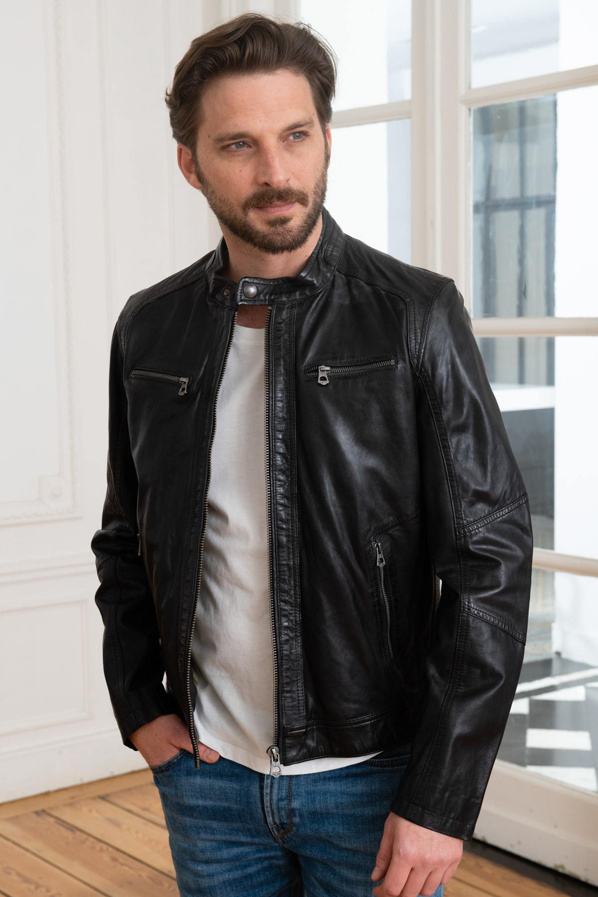 Giacche Uomo Daytona EMERSON SHEEP TIGER BLACK — vista 3
