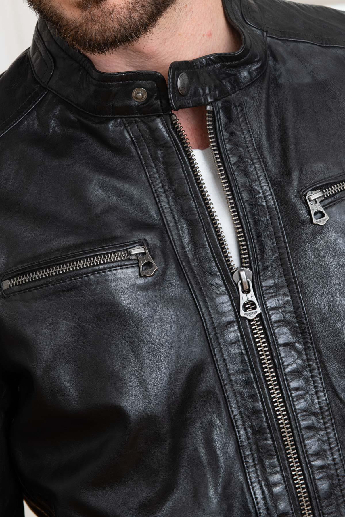 Giacche Uomo Daytona EMERSON SHEEP TIGER BLACK — vista 7