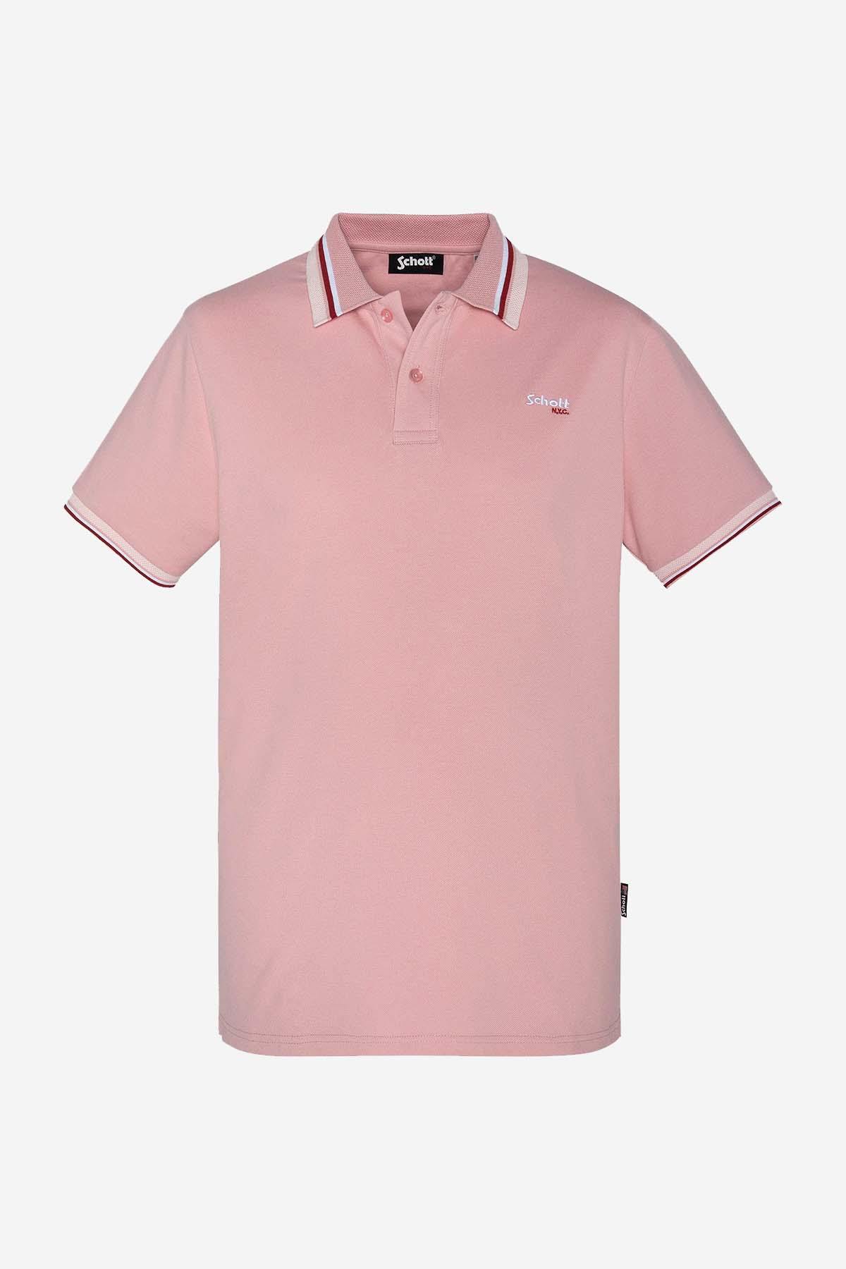 Polo Hombre Schott PS NOLAN PINK — vista 1