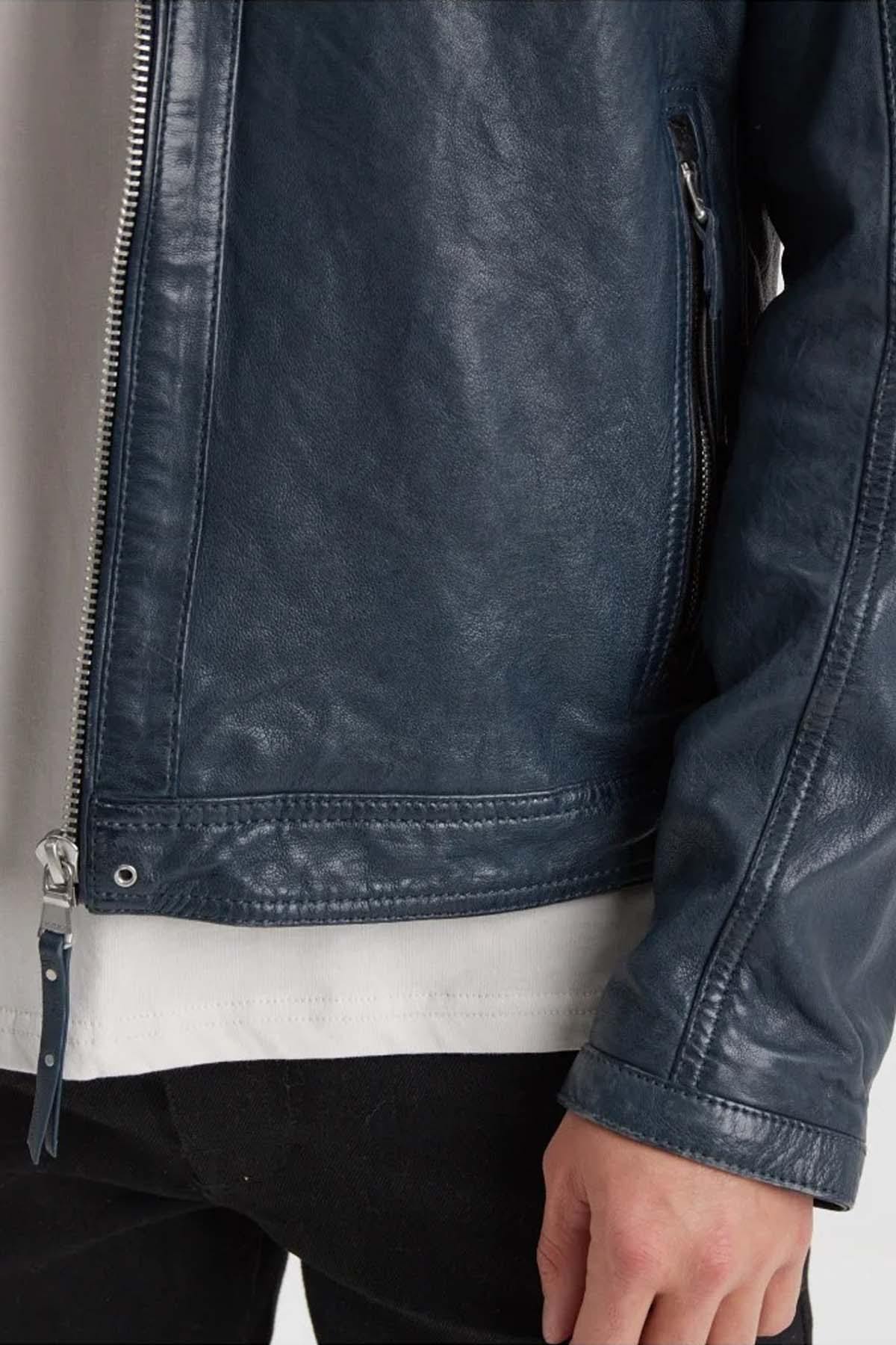 Chaqueta Hombre Daytona GLADSTONE+HOOD LAMB VITA SHORT BLUE — vista 8