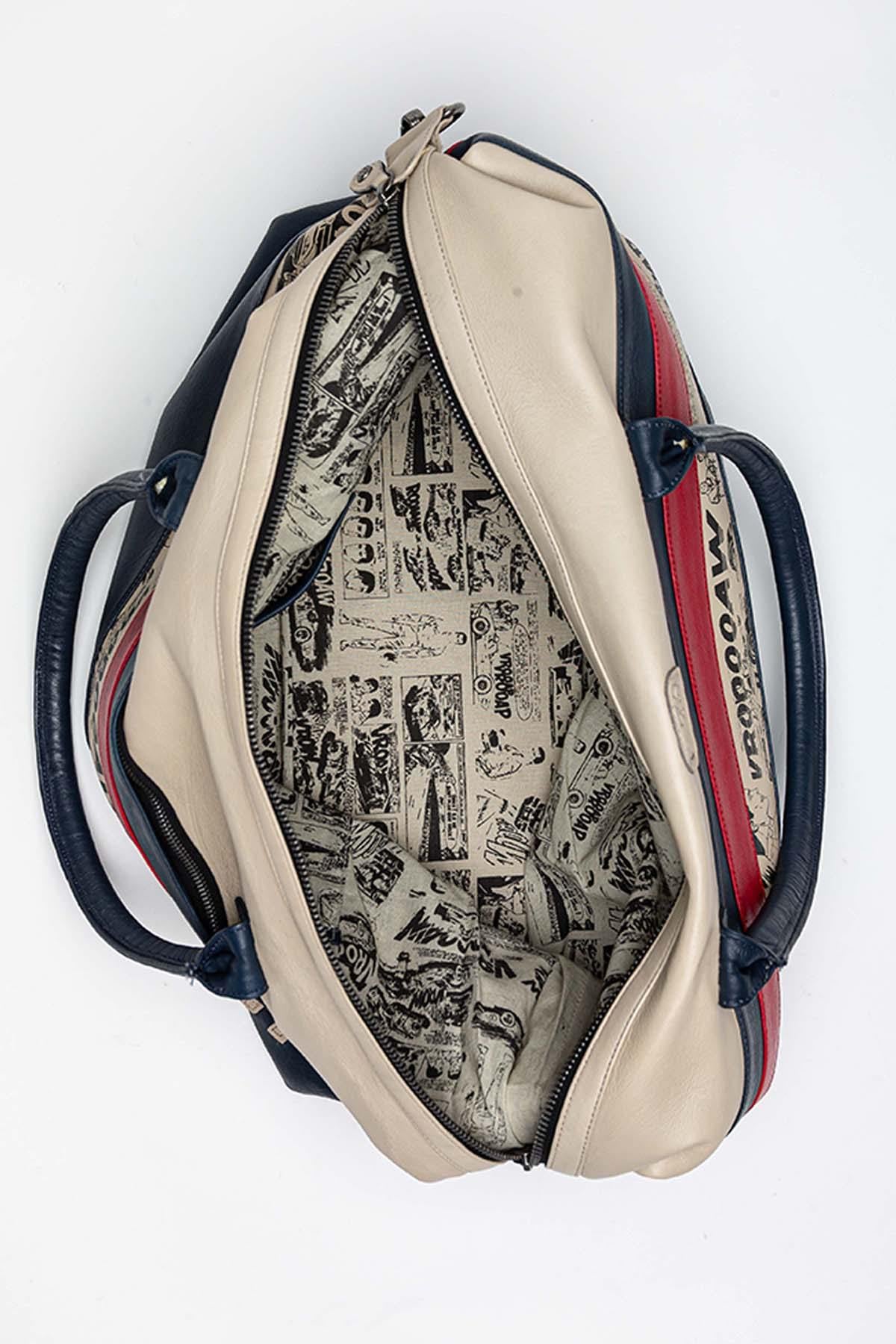 Borse Uomo Michel Vaillant HENRY 72H MICHEL VAILLANT BAG ROYAL BLUE — vista 2