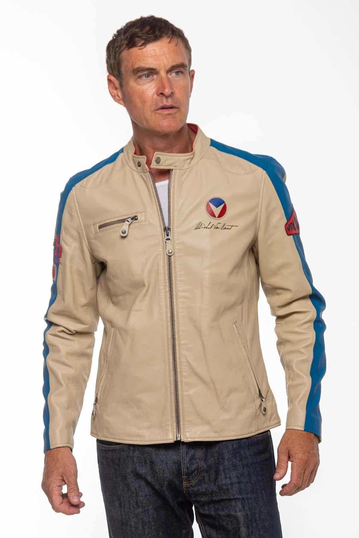 Blouson Homme Michel Vaillant MICHEL SHEEP CROWN MICHEL VAILLANT ECRU — vue 2